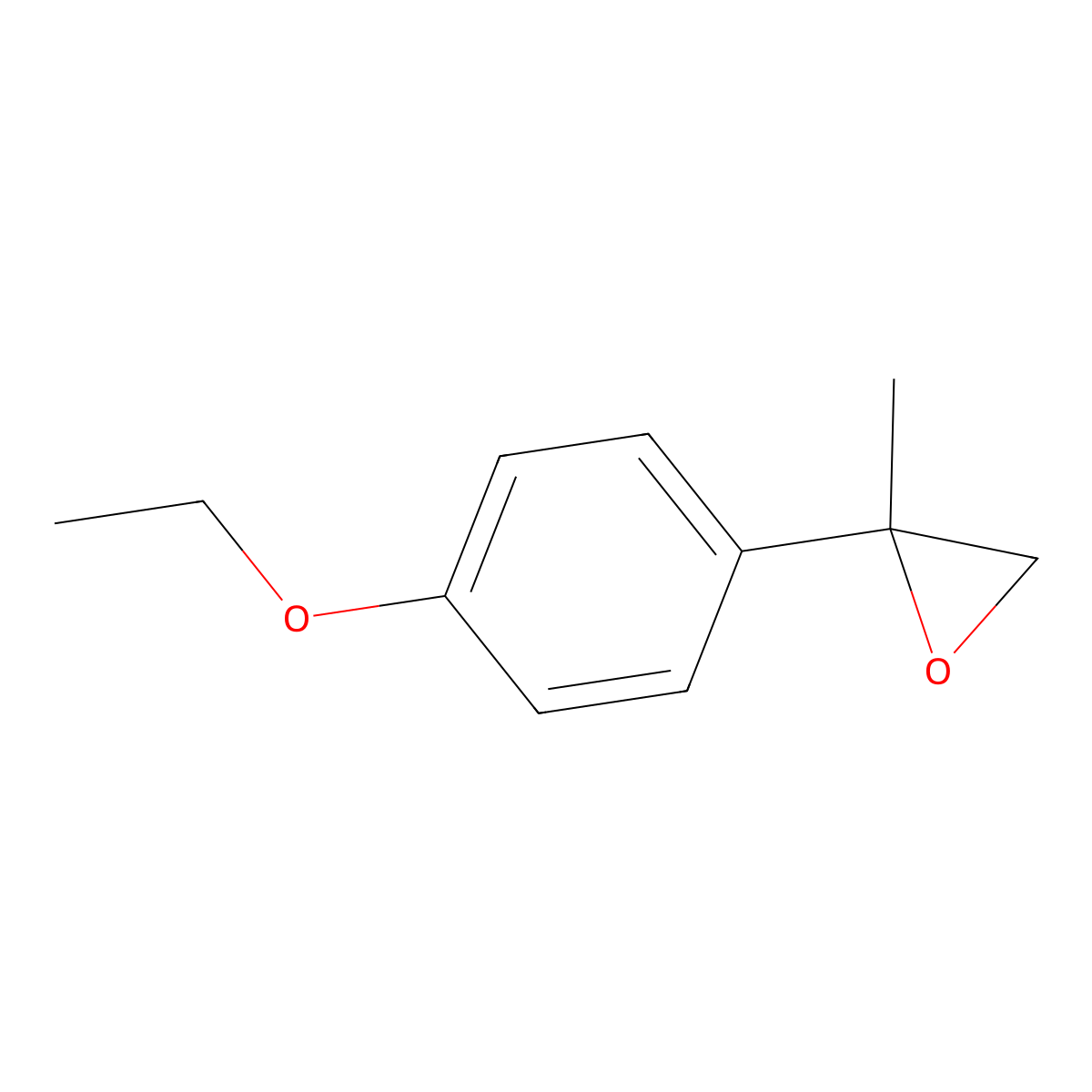 2-(4-Ethoxyphenyl)-2-methyloxirane molecular structure, CAS 1216240-37-7
