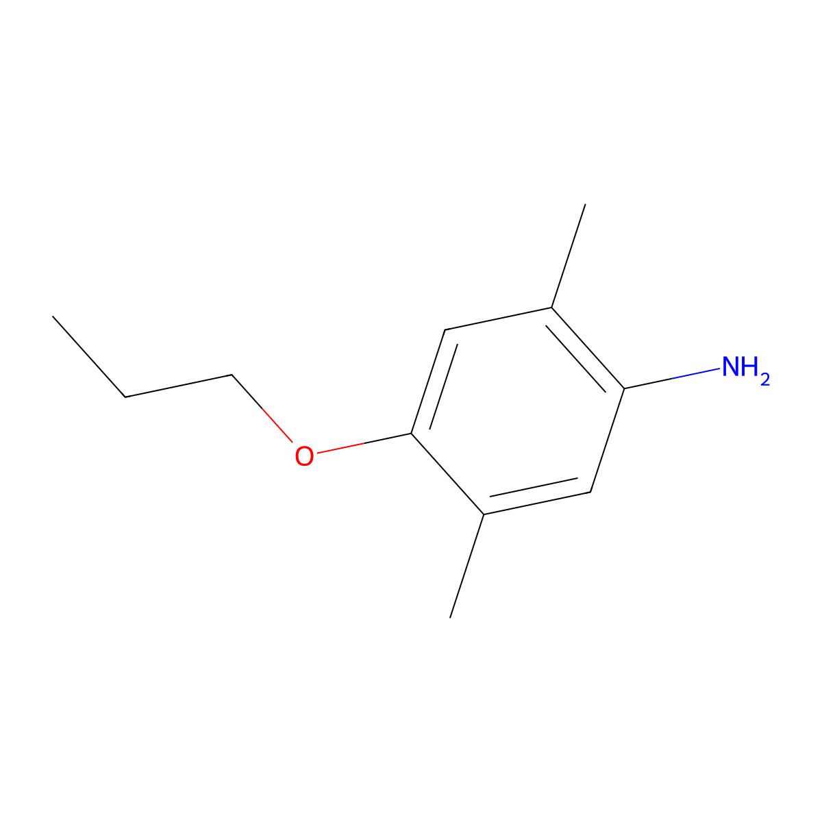 2,5-Dimethyl-4-propoxyaniline molecular structure, CAS 1216243-93-4