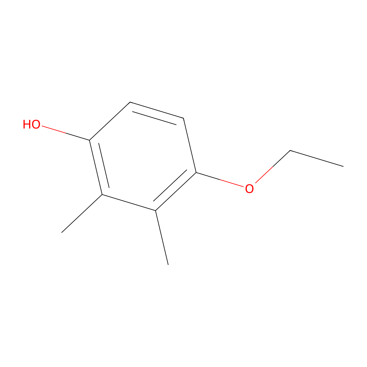 4-Ethoxy-2,3-dimethylphenol molecular structure, CAS 1216256-55-1