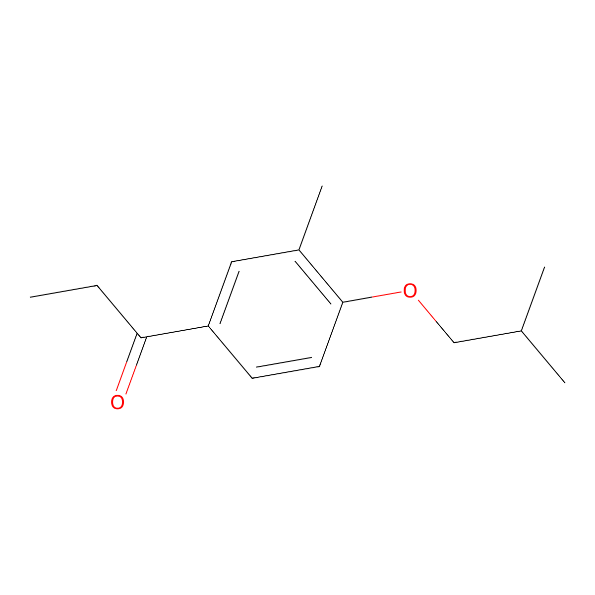 4'-iso-Butoxy-3'-methylpropiophenone molecular structure, CAS 1216275-47-6