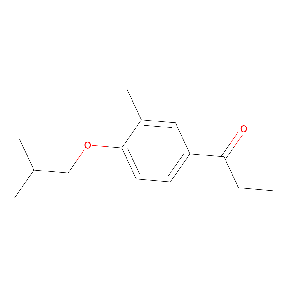 4'-iso-Butoxy-3'-methylpropiophenone molecular structure, CAS 1216275-47-6