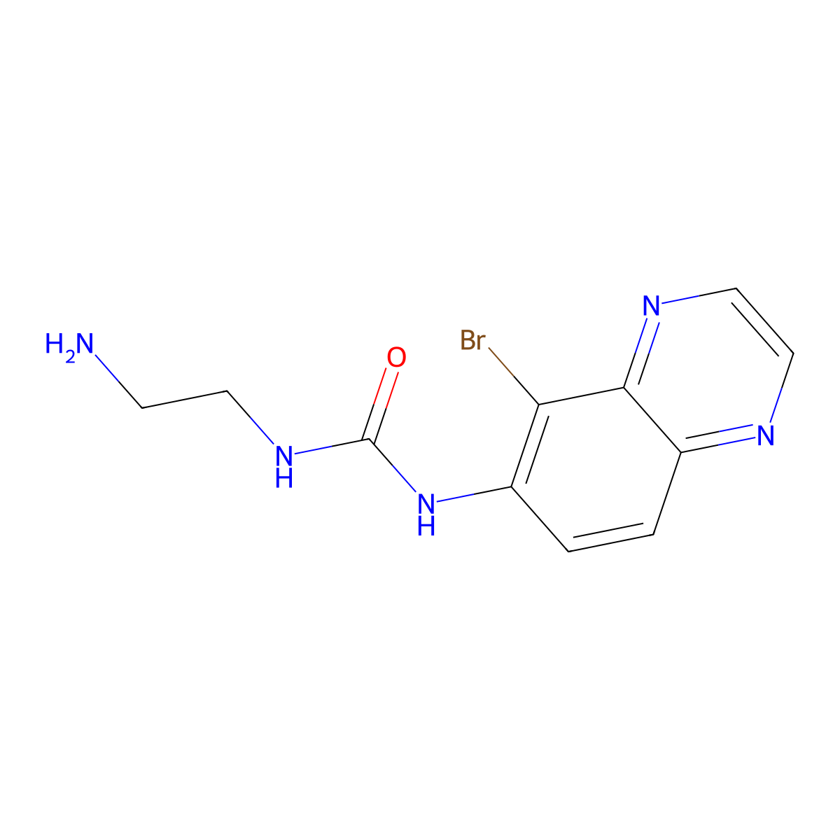 Hydroxy brimonidine molecular structure, CAS 1216379-05-3