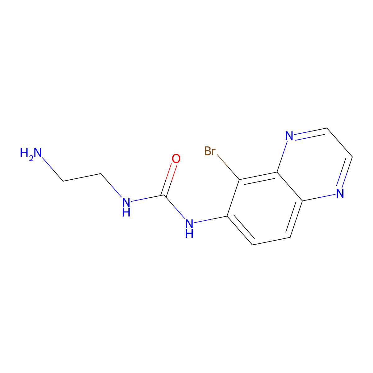 Hydroxy brimonidine molecular structure, CAS 1216379-05-3