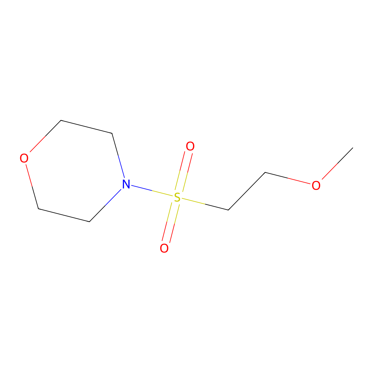 4-(2-Methoxyethanesulfonyl)morpholine molecular structure, CAS 1216387-54-0