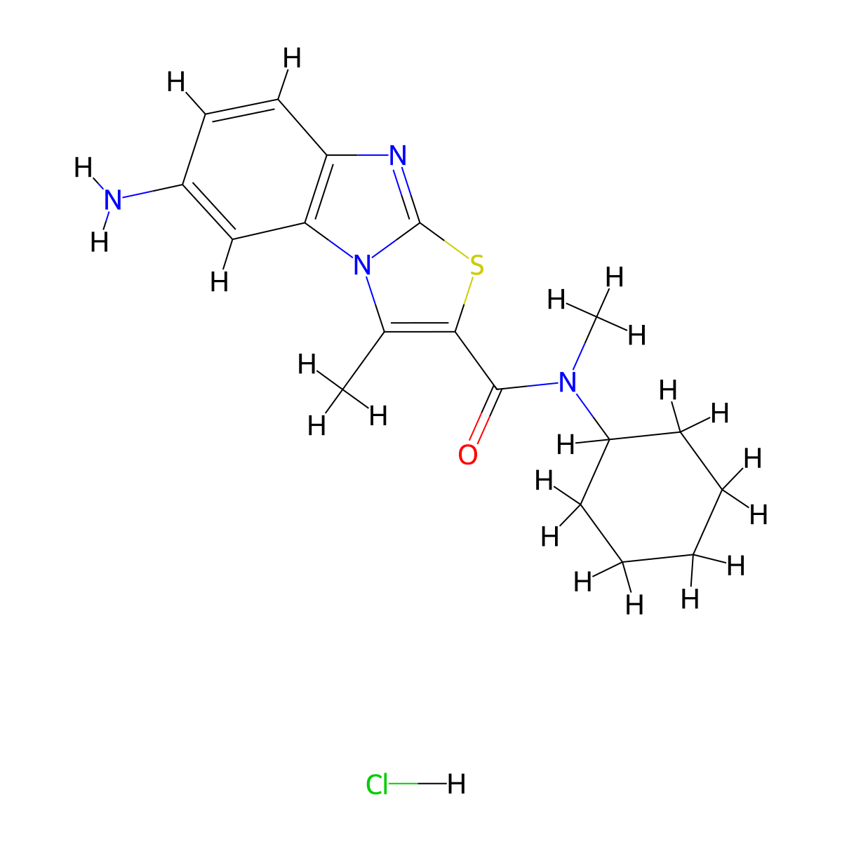 YM 298198 hydrochloride molecular structure, CAS 1216398-09-2