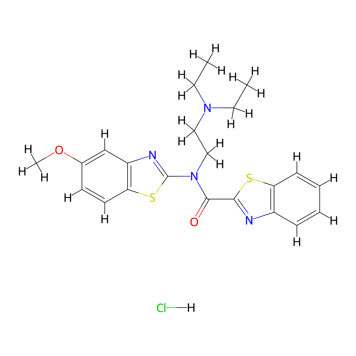 N-(2-(diethylamino)ethyl)-N-(5-methoxybenzo[d]thiazol-2-yl)benzo[d]thiazole-2-carboxamide hydrochloride molecular structure, CAS 1216431-48-9