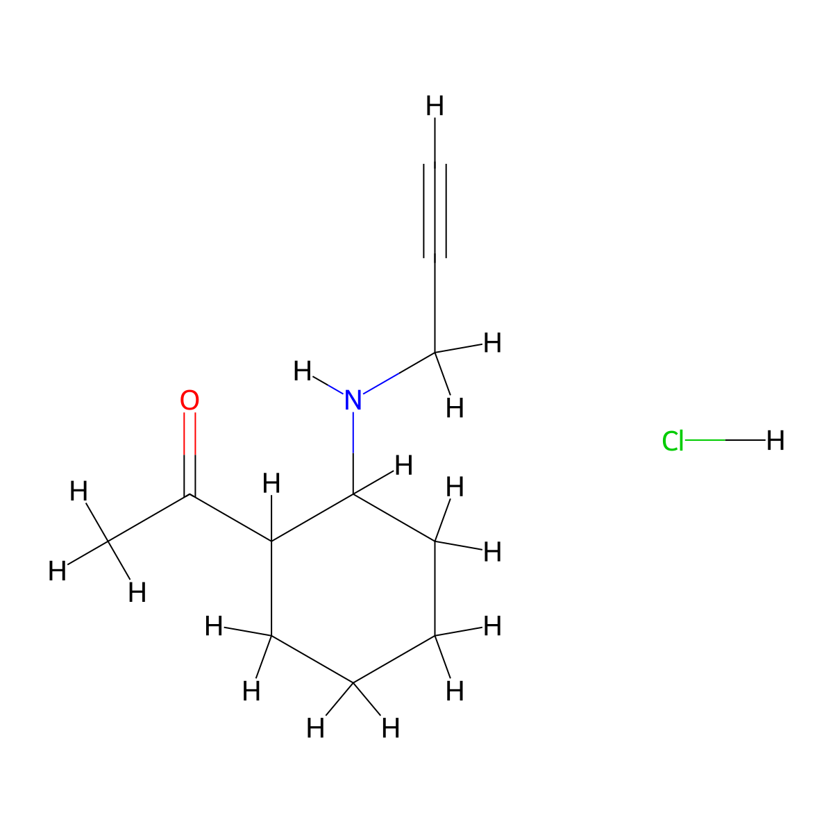 1-[2-(Prop-2-yn-1-ylamino)cyclohexyl]ethanone molecular structure, CAS 1216483-14-5