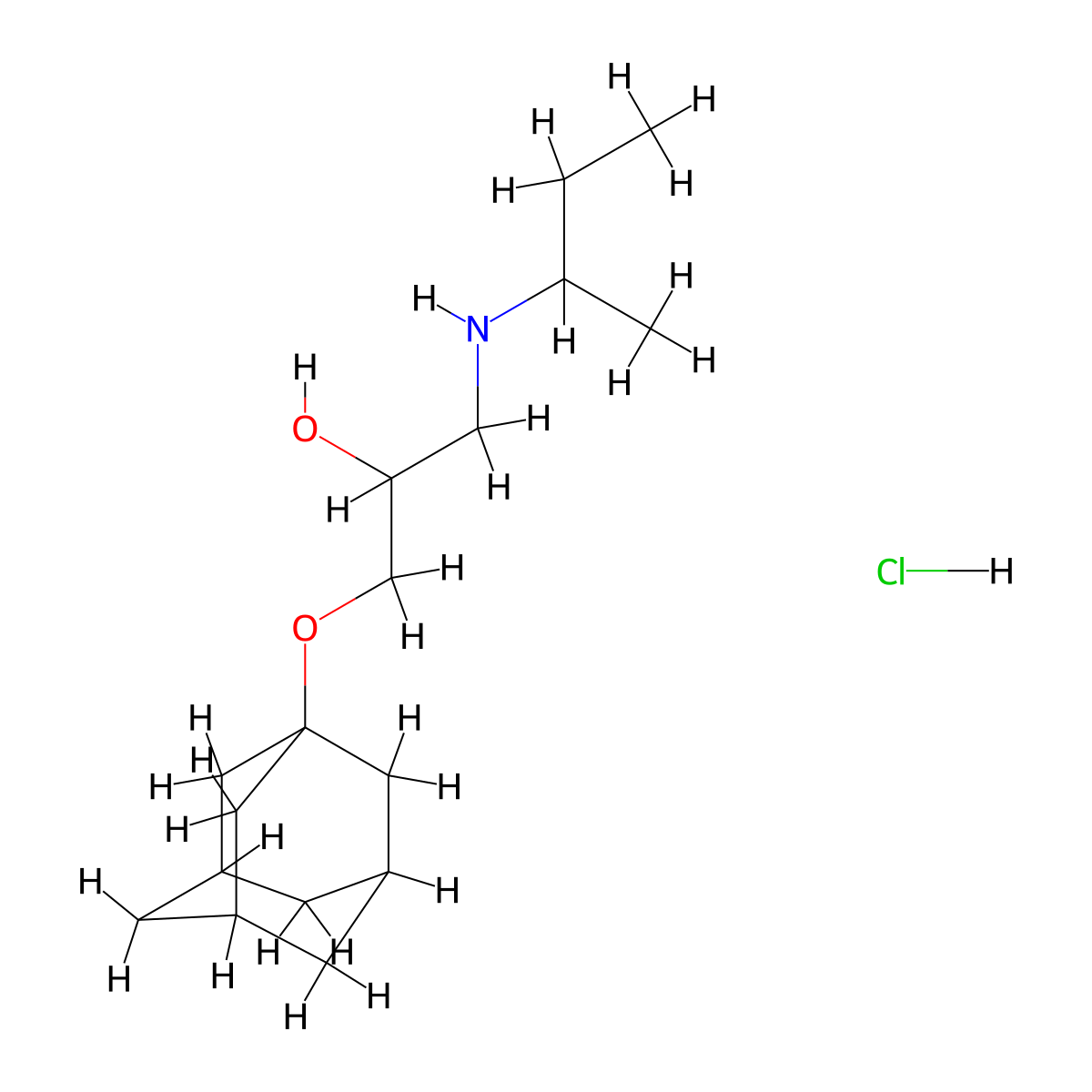 1-(Adamantan-1-yloxy)-3-[(butan-2-yl)amino]propan-2-ol hydrochloride molecular structure, CAS 1216487-20-5
