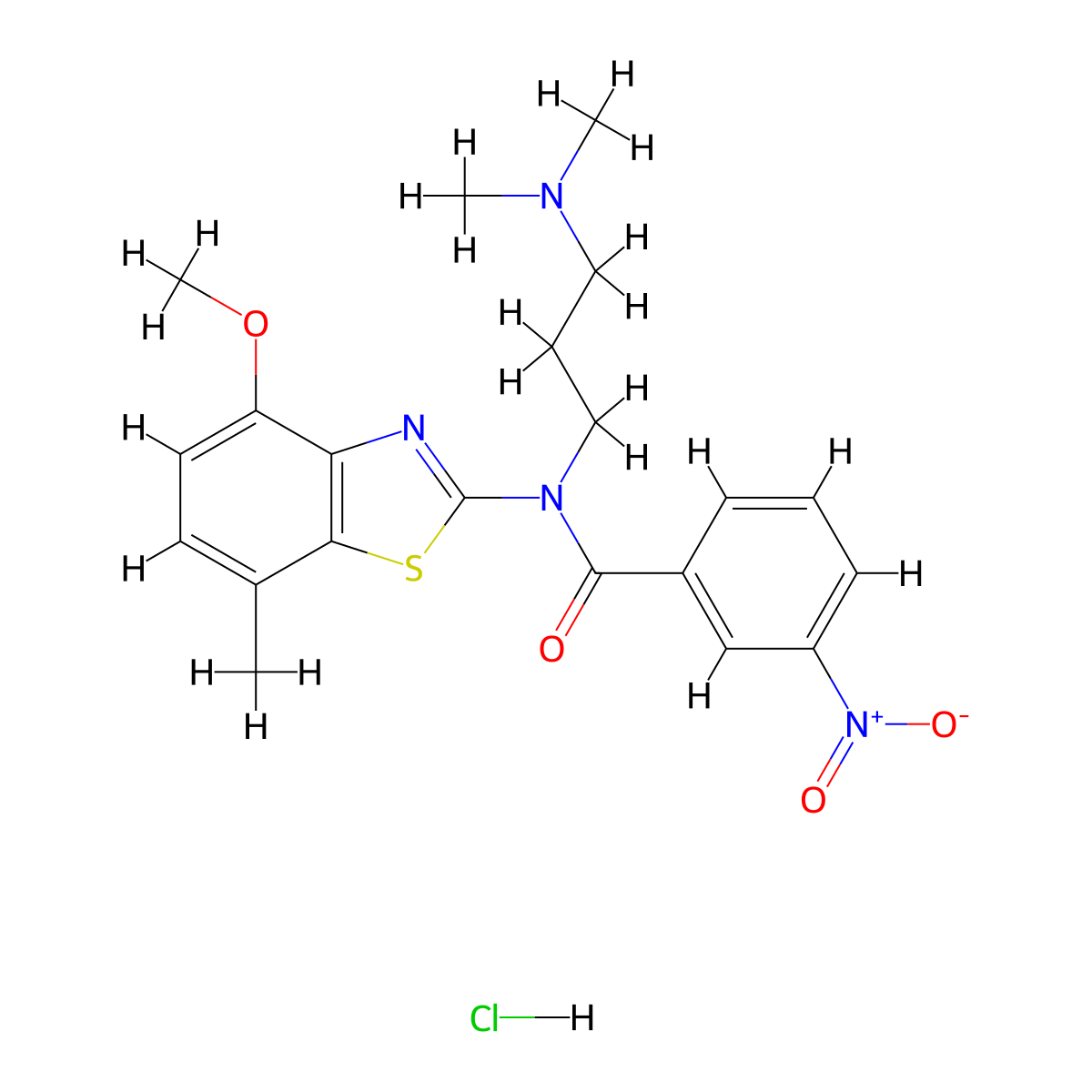 N-(3-(dimethylamino)propyl)-N-(4-methoxy-7-methylbenzo[d]thiazol-2-yl)-3-nitrobenzamide hydrochloride molecular structure, CAS 1216497-72-1