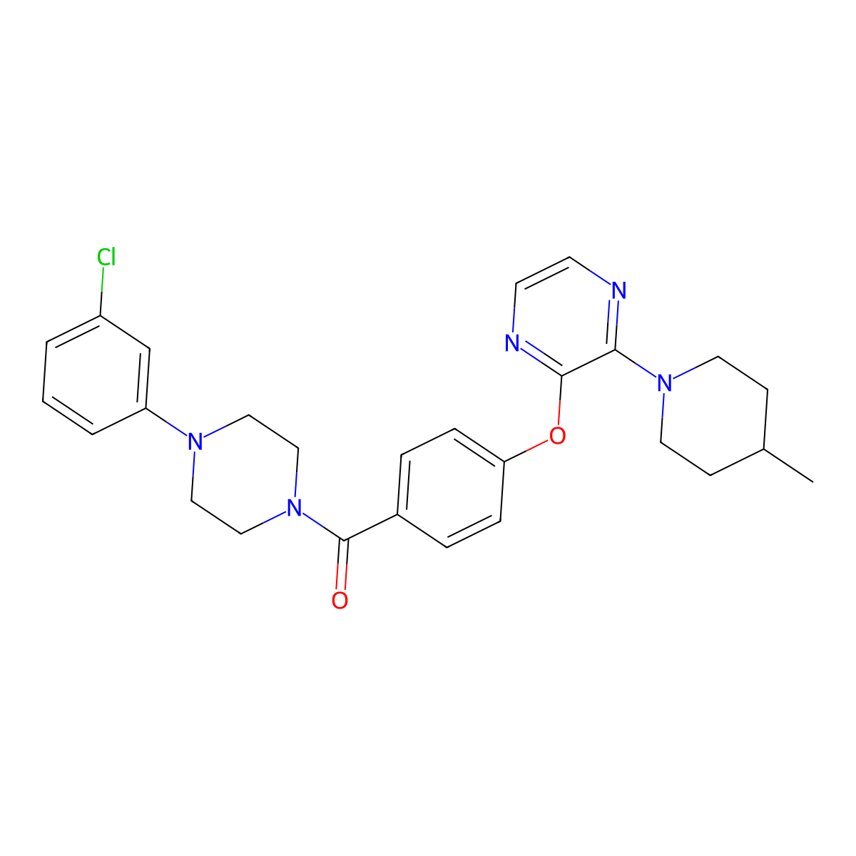 N-(3-methylbutyl)-1-[4-(propionylamino)benzoyl]piperidine-3-carboxamide molecular structure, CAS 1216519-92-4