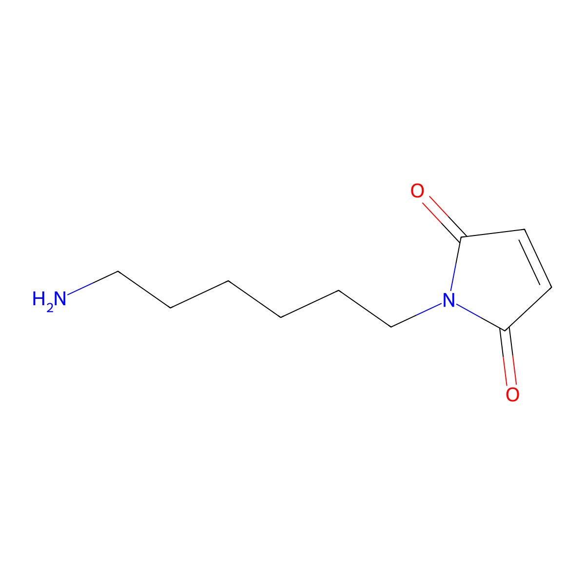 1-(6-aminohexyl)-1H-pyrrole-2,5-dione molecular structure, CAS 121663-74-9
