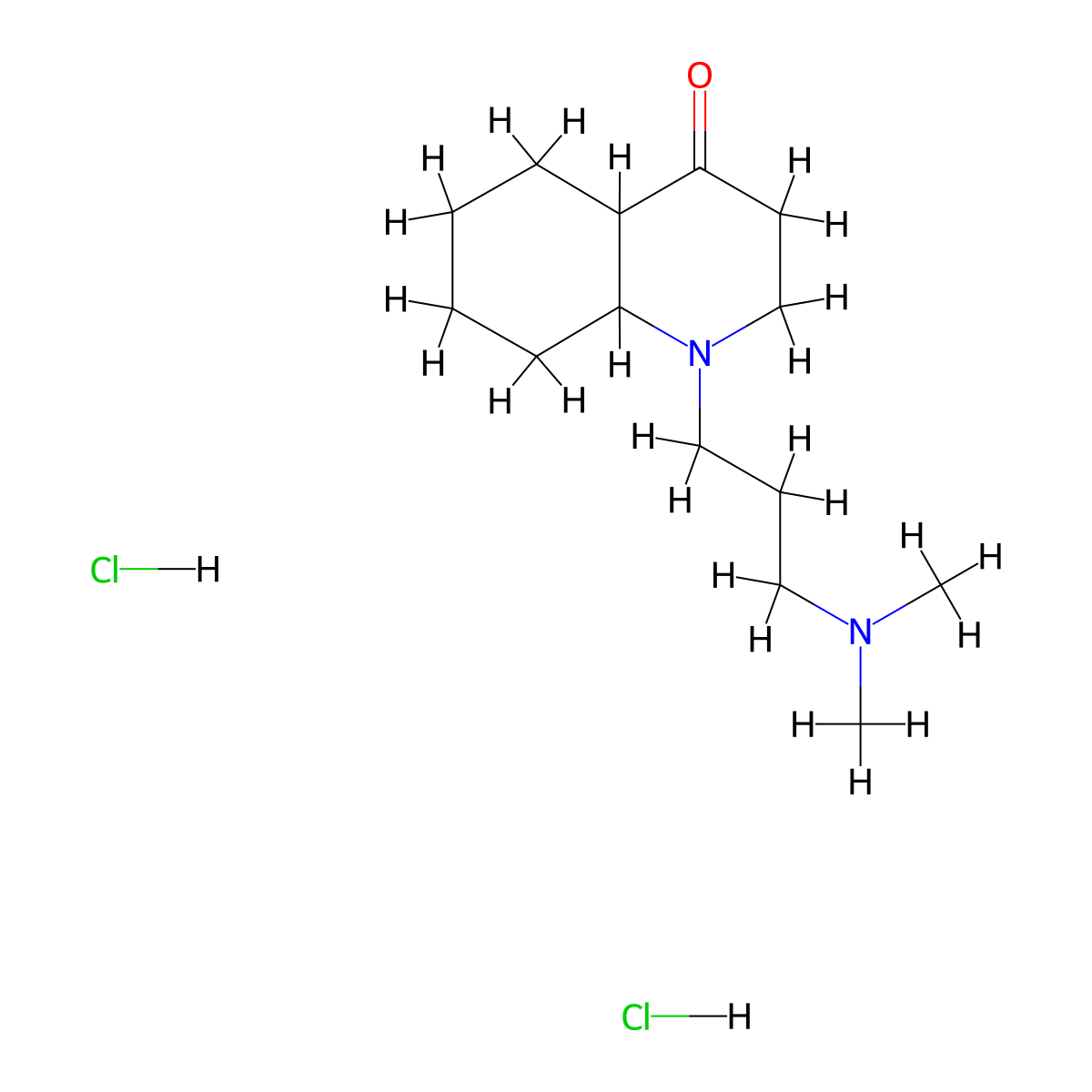 1-[3-(dimethylamino)propyl]octahydroquinolin-4(1{H})-one molecular structure, CAS 1216668-09-5