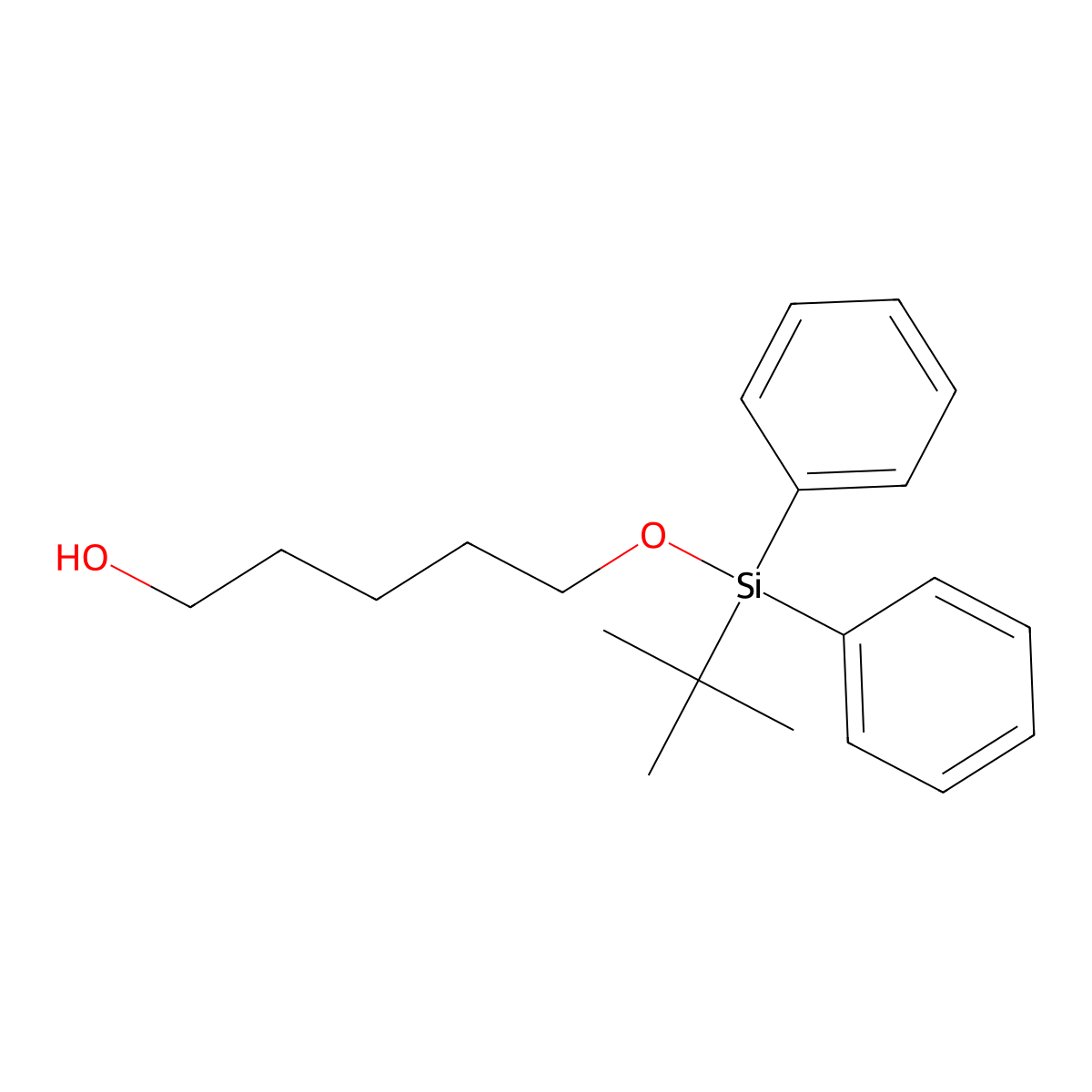5-(tert-Butyldiphenylsilyloxy)pentan-1-ol molecular structure, CAS 121671-76-9
