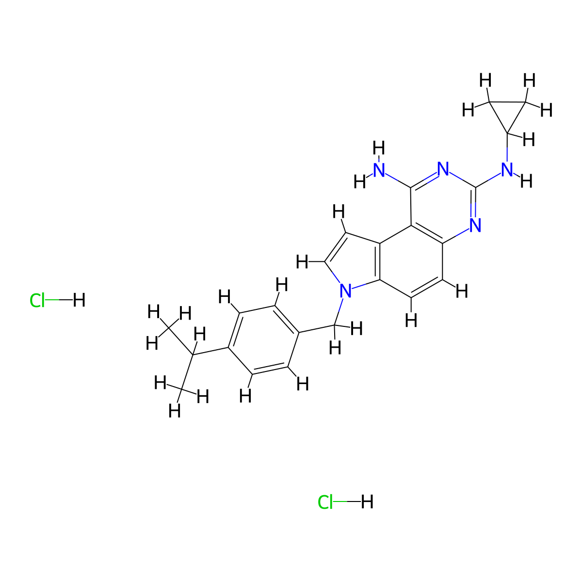 SCH 79797 dihydrochloride molecular structure, CAS 1216720-69-2