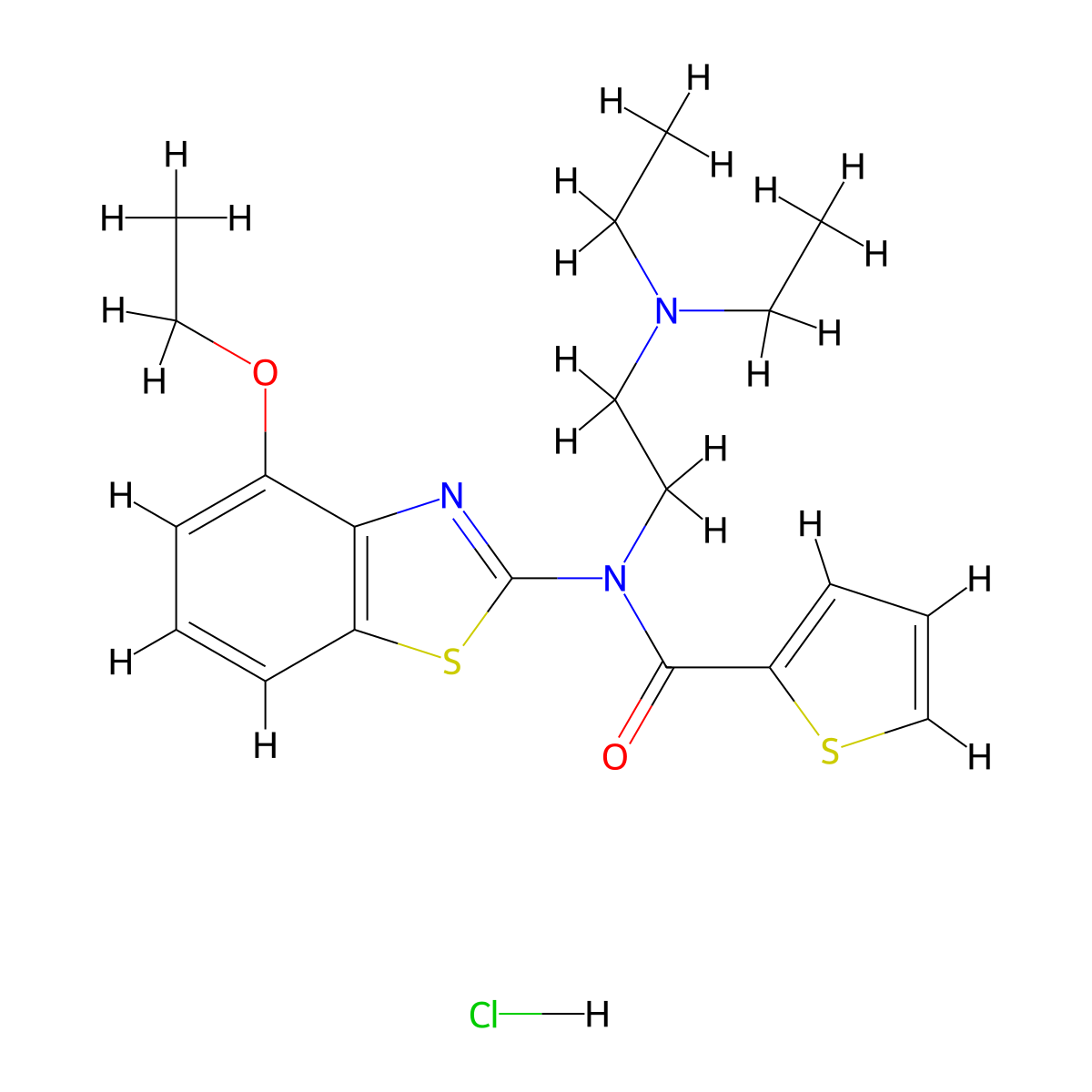 N-[2-(Diethylamino)ethyl]-N-(4-ethoxy-1,3-benzothiazol-2-YL)thiophene-2-carboxamide hydrochloride molecular structure, CAS 1216802-02-6