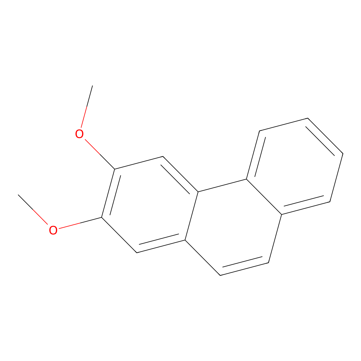 2,3-Dimethoxyphenanthrene molecular structure, CAS 1217-52-3