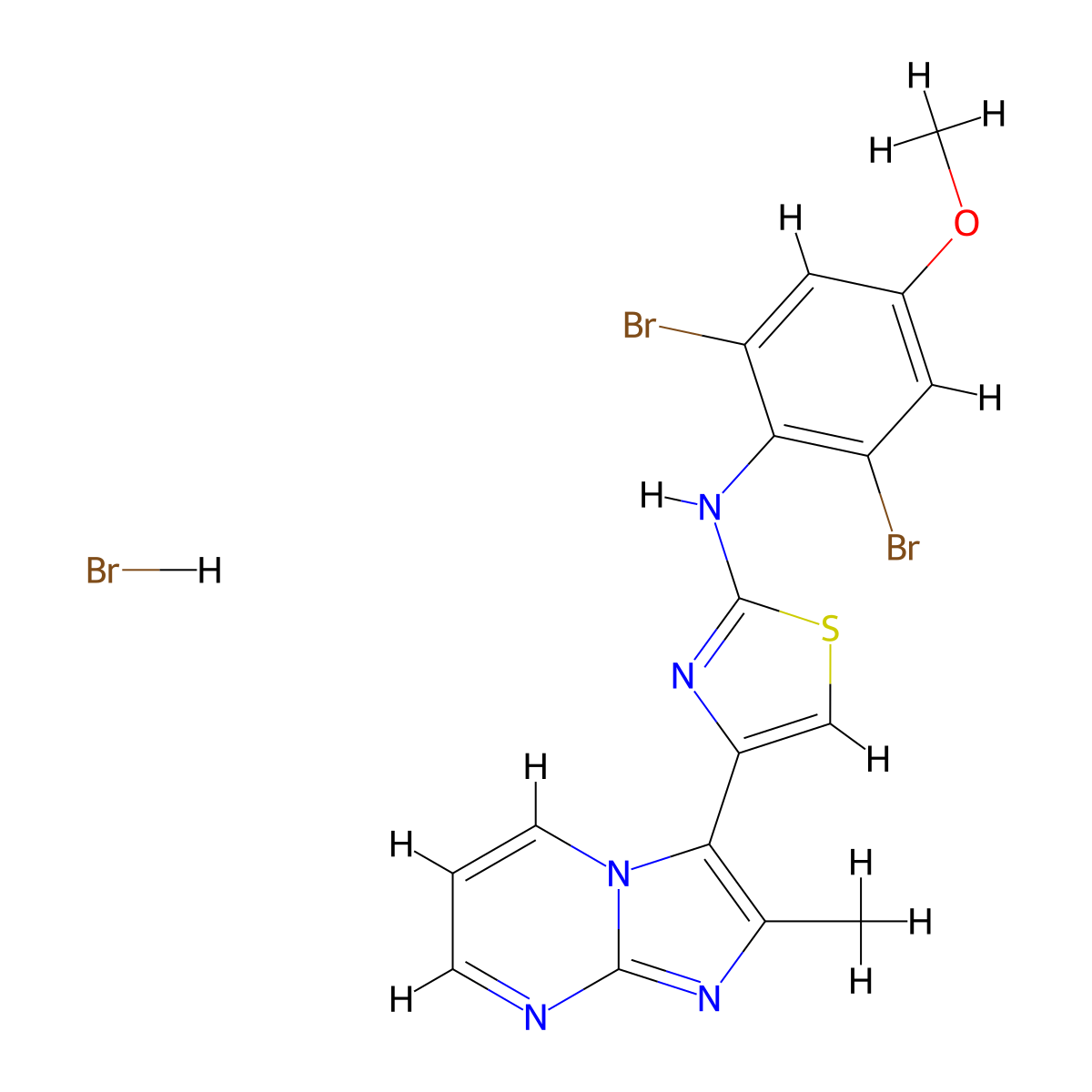 PTC-209 hydrobromide molecular structure, CAS 1217022-63-3
