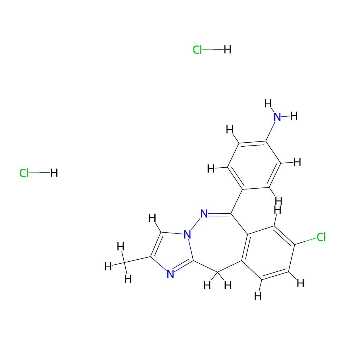 Gyki 47261 dihydrochloride molecular structure, CAS 1217049-32-5