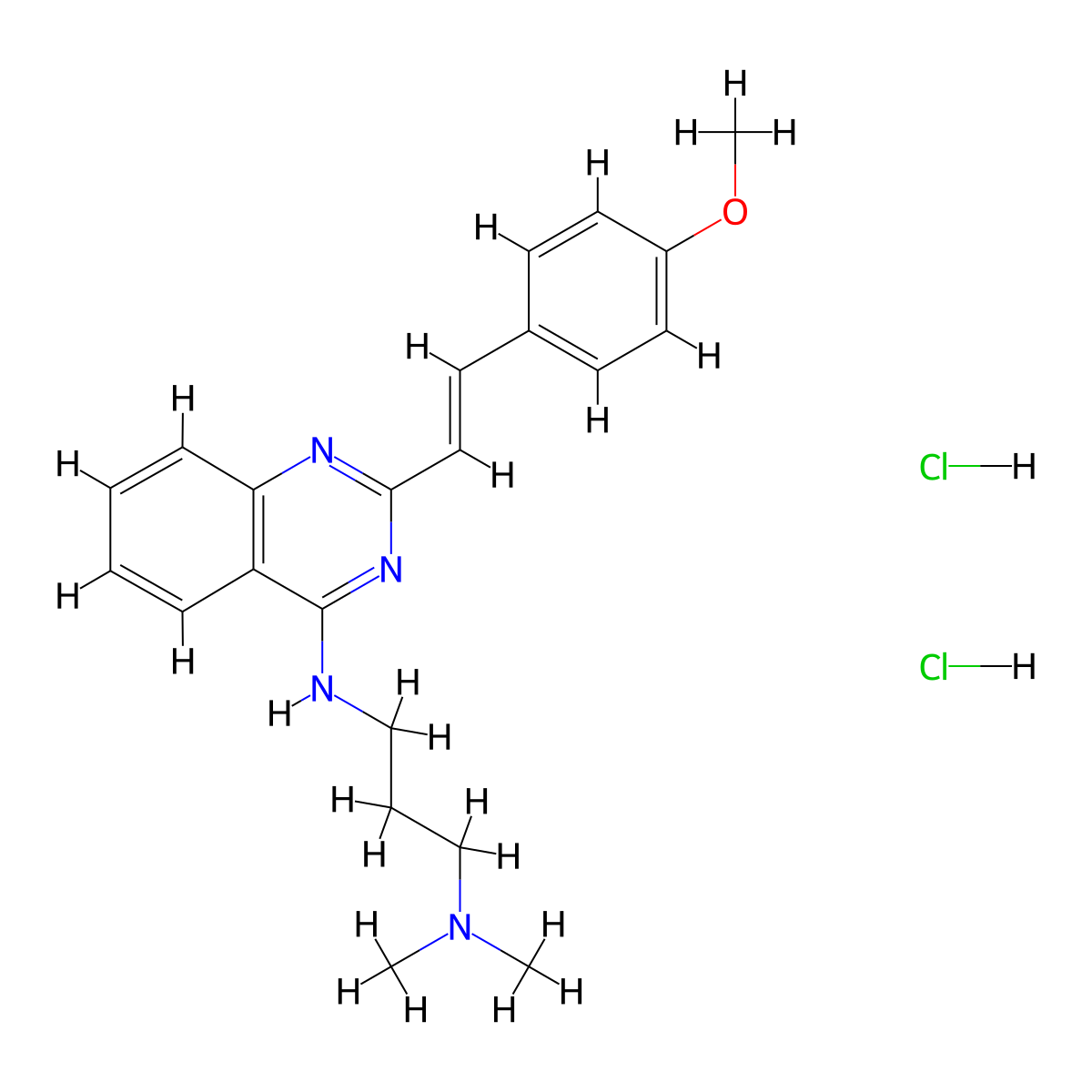 CP 31398 Dihydrochloride molecular structure, CAS 1217195-61-3