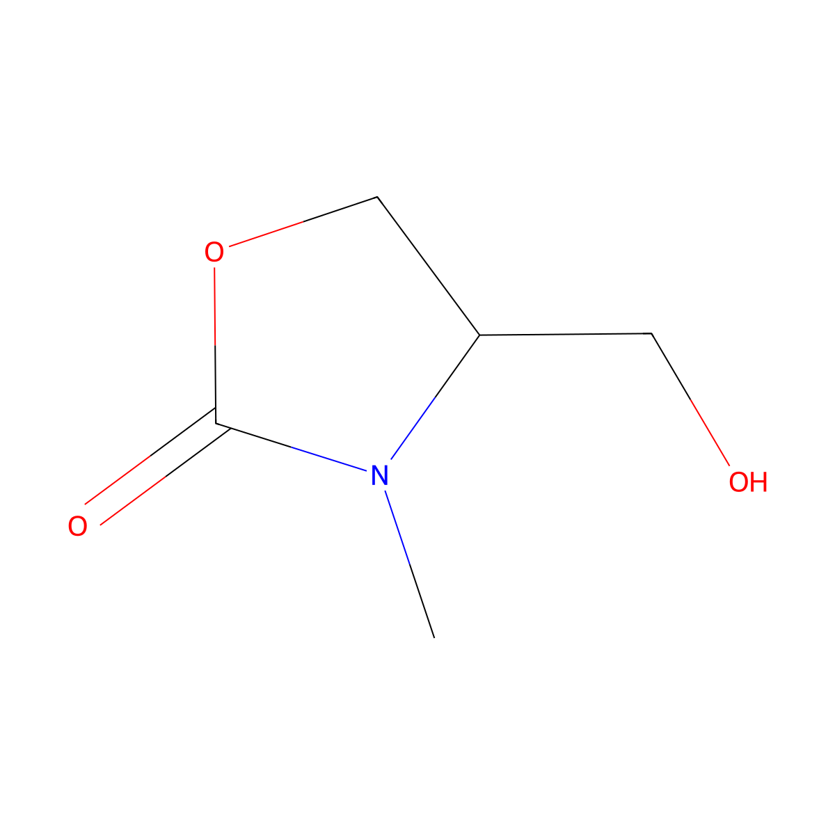 4-(Hydroxymethyl)-3-methyl-2-oxazolidinone molecular structure, CAS 1217272-20-2