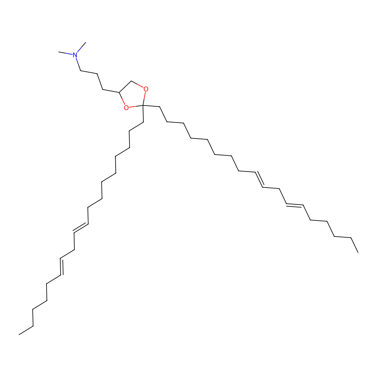 DLin-K-C3-DMA molecular structure, CAS 1217306-46-1