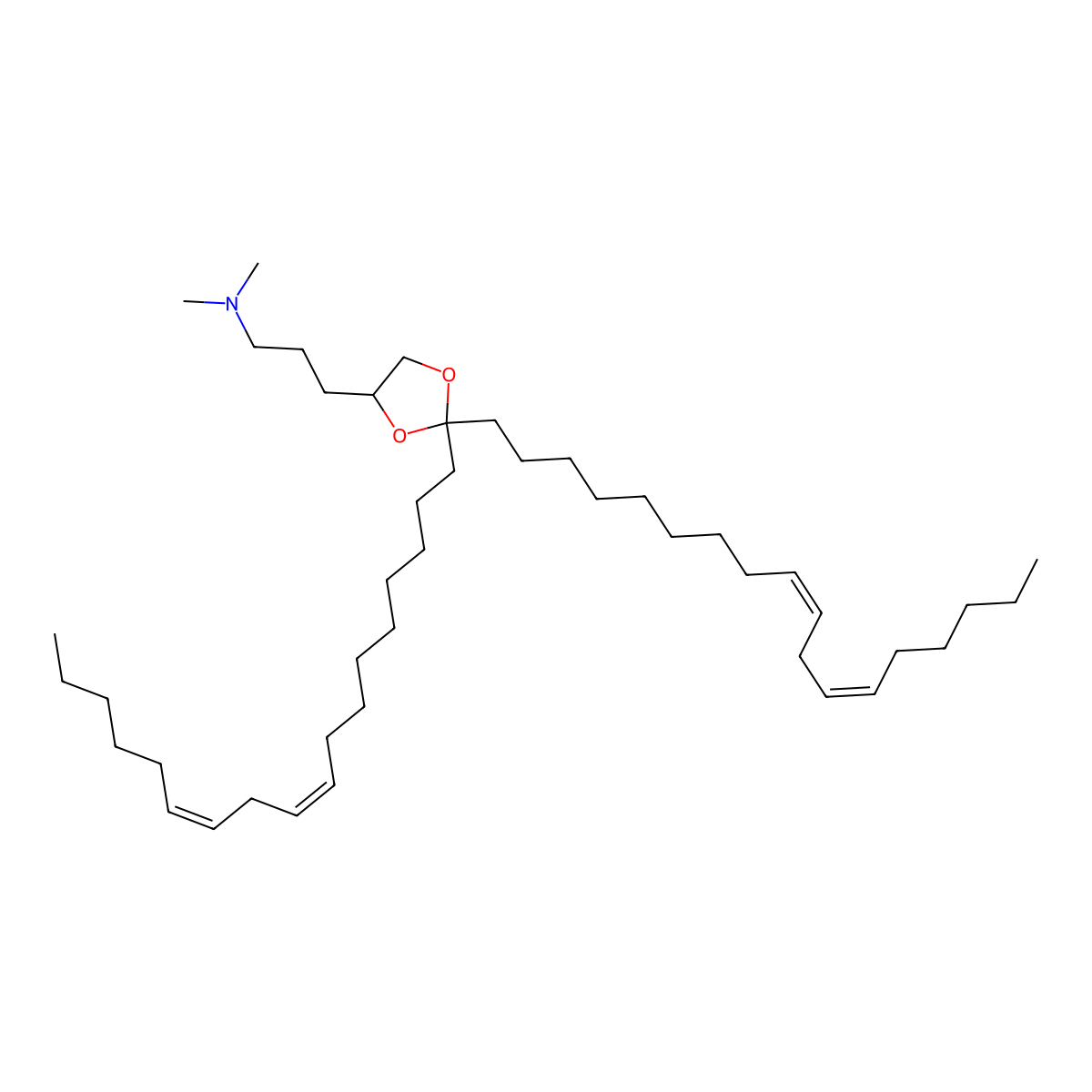 DLin-K-C3-DMA molecular structure, CAS 1217306-46-1