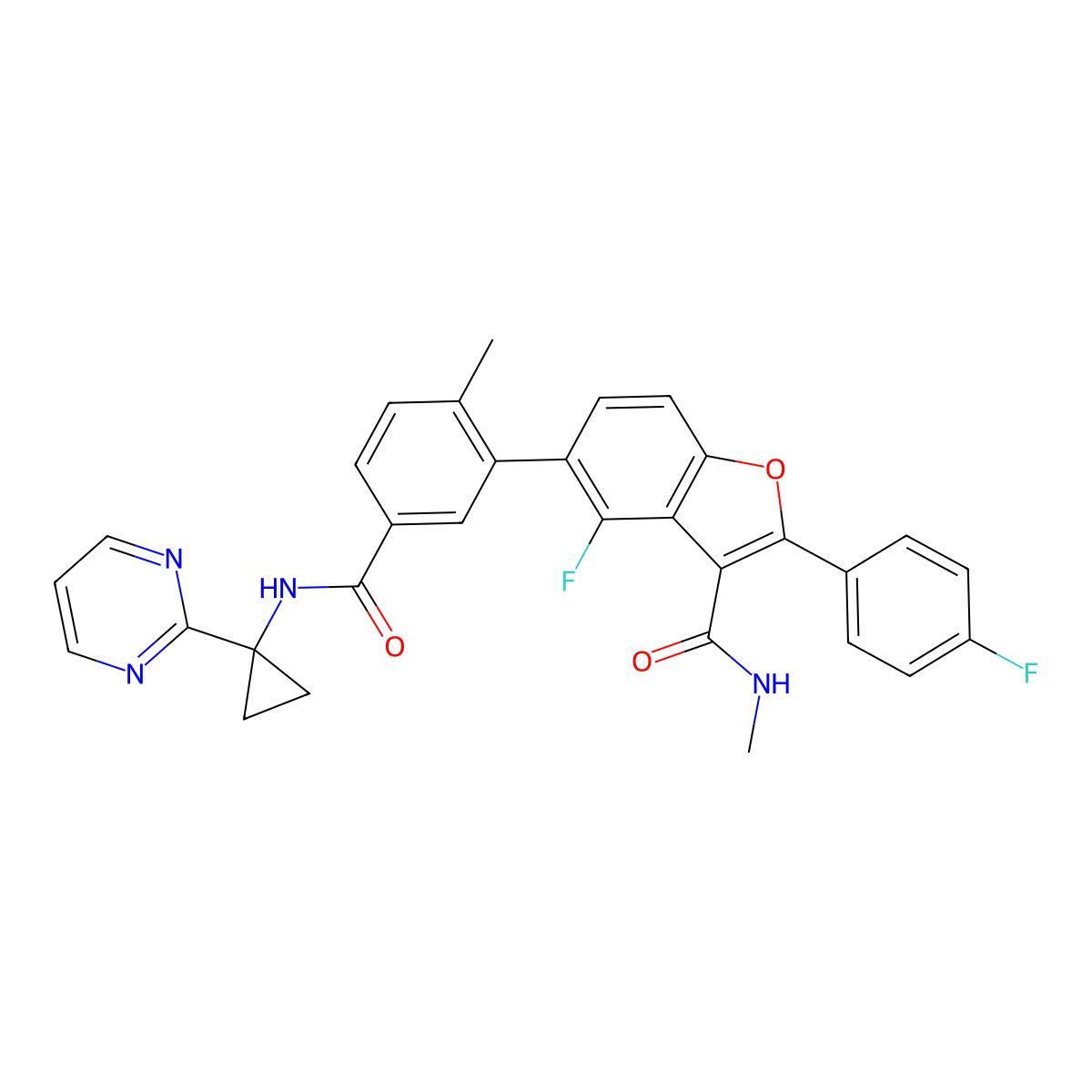 Bms-929075 molecular structure, CAS 1217338-97-0