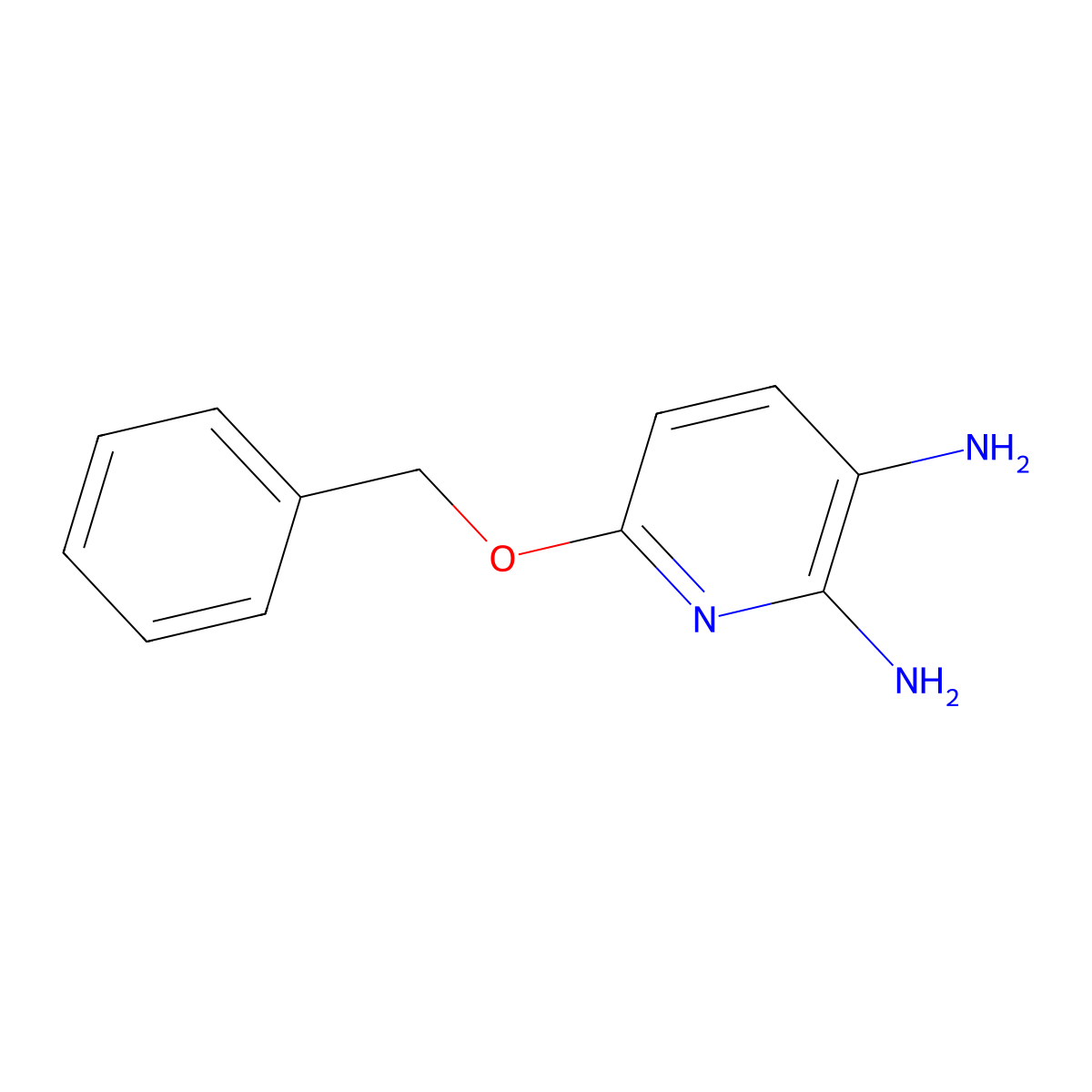 6-(Benzyloxy)pyridine-2,3-diamine molecular structure, CAS 1217349-78-4