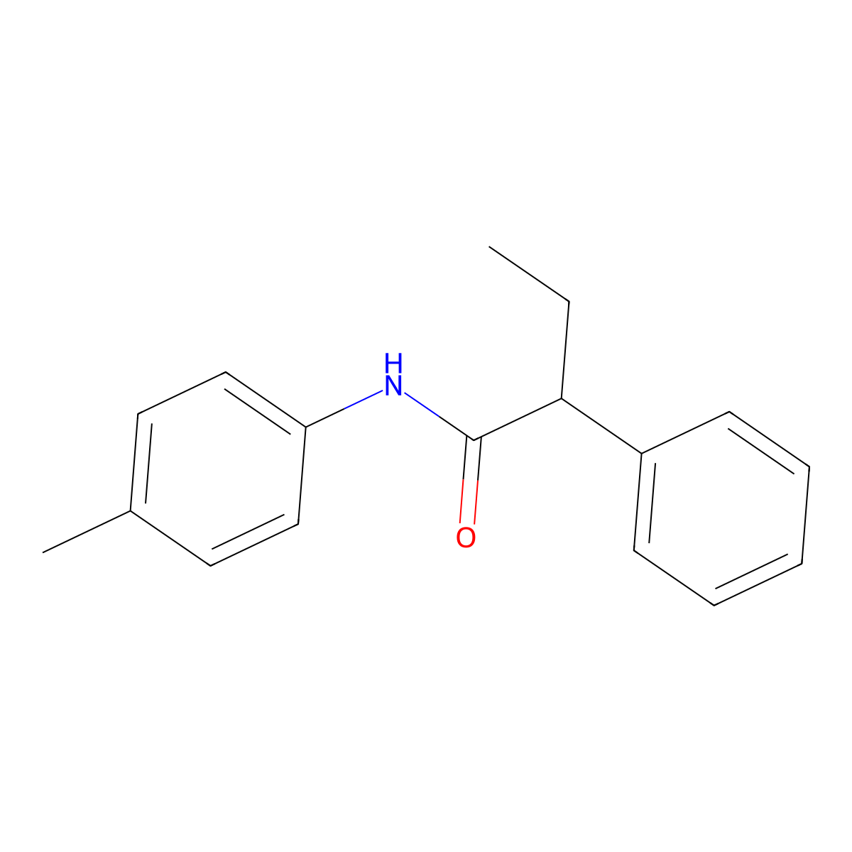 N-(4-methylphenyl)-2-phenylbutanamide molecular structure, CAS 121735-41-9