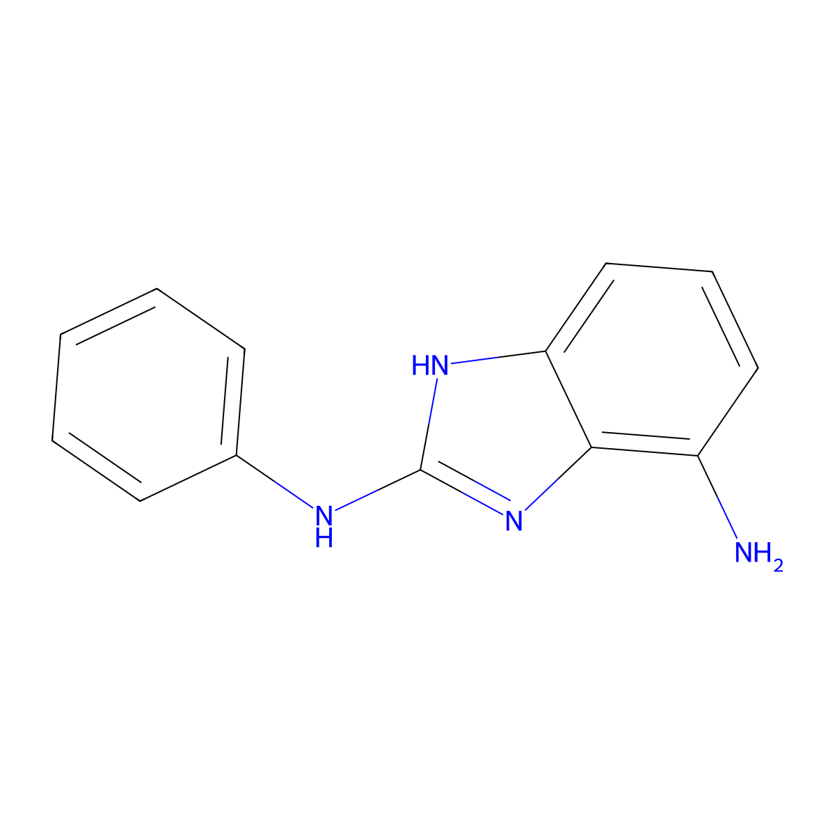 N2-phenyl-1H-benzo[d]imidazole-2,7-diamine molecular structure, CAS 1217359-63-1