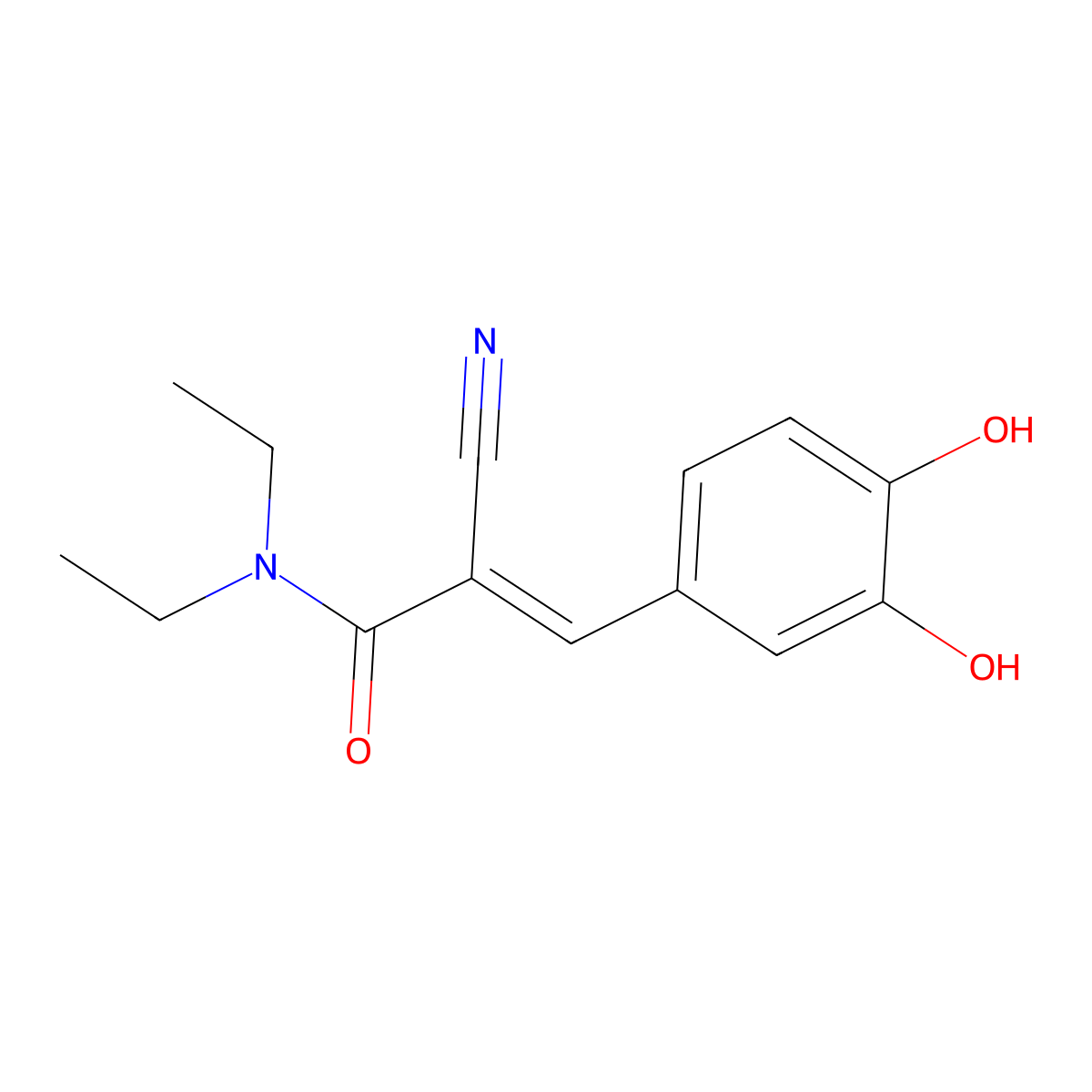 Denitroentacapone molecular structure, CAS 1217439-96-7