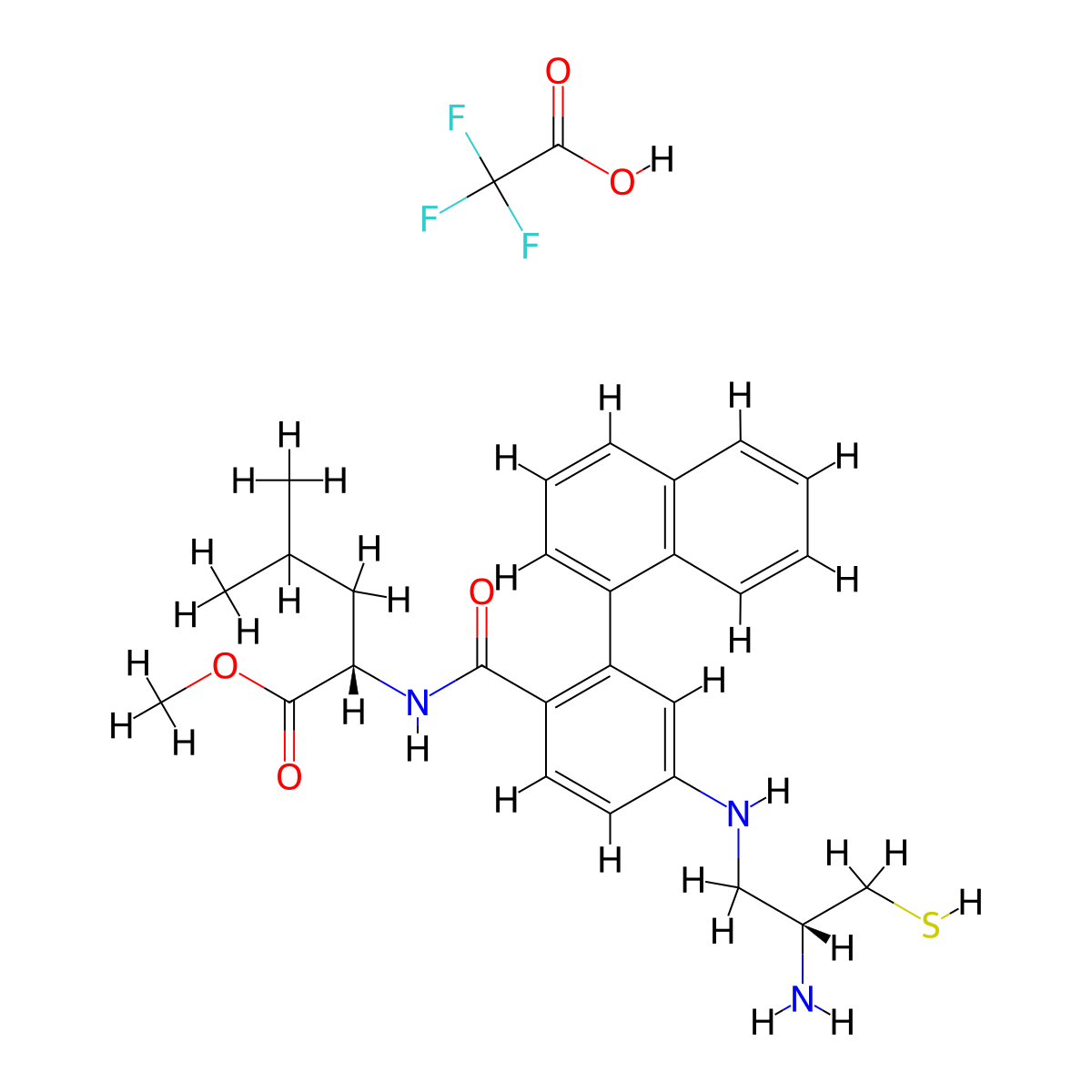 GGTI298 Trifluoroacetate molecular structure, CAS 1217457-86-7