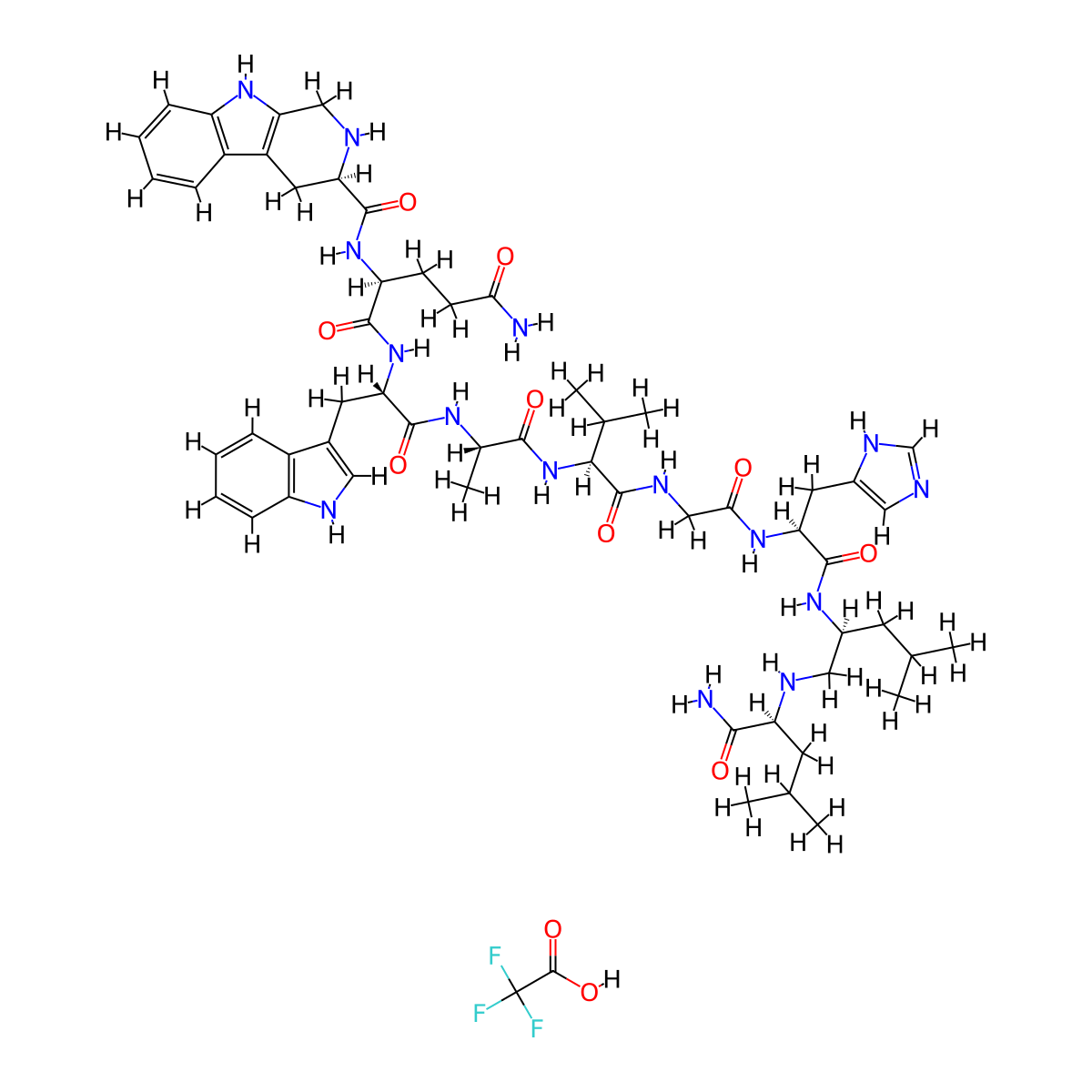 RC-3095 (Tfa) molecular structure, CAS 1217463-61-0