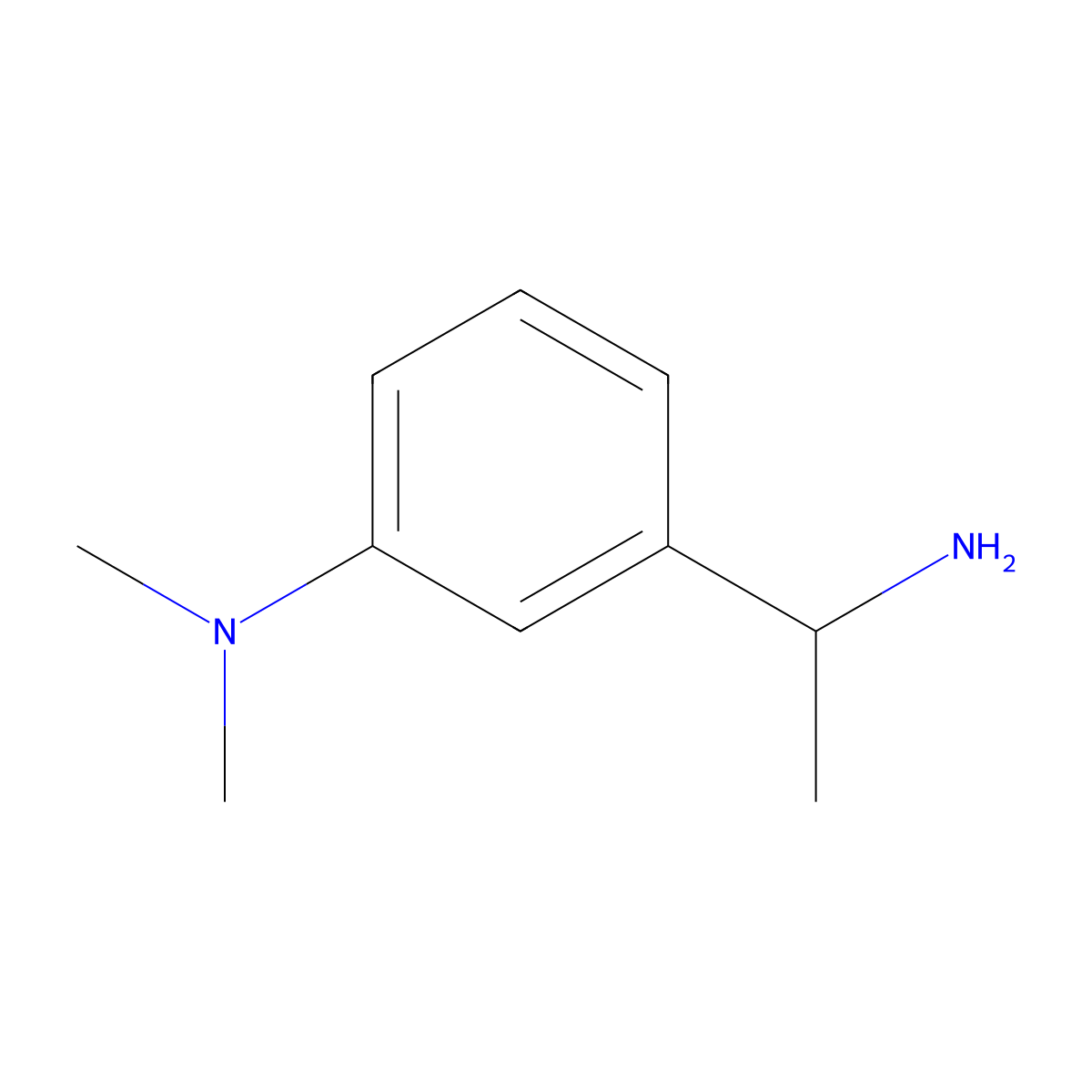 (S)-3-(1-Aminoethyl)-N,N-dimethylaniline dihydrochloride molecular structure, CAS 1217471-79-8