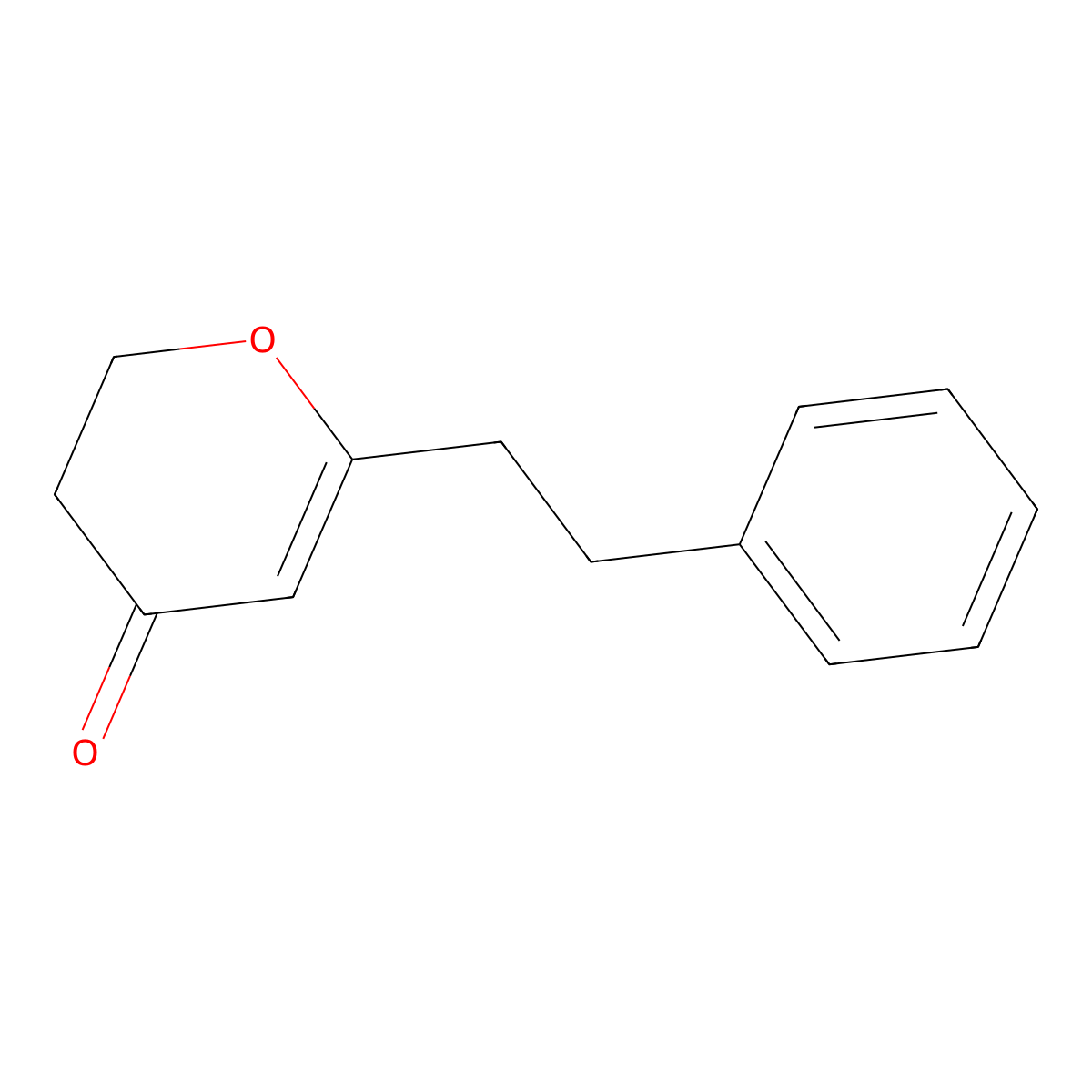 6-Phenethyl-2H-pyran-4(3H)-one molecular structure, CAS 1217485-26-1