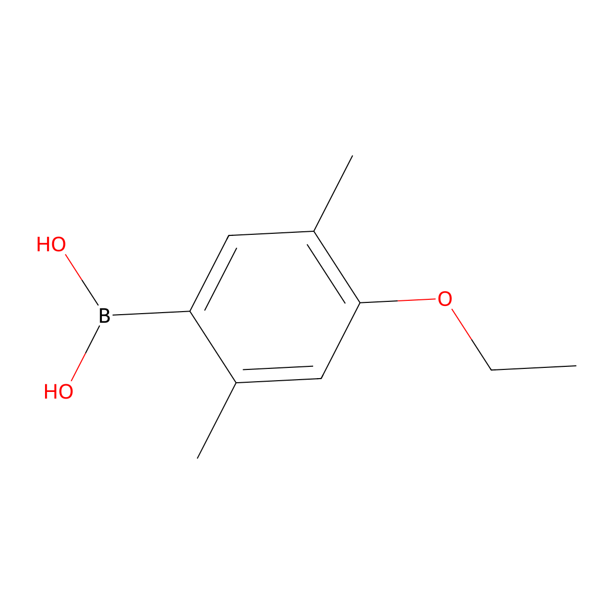 4-Ethoxy-2,5-dimethylphenylboronic acid molecular structure, CAS 1217500-56-5