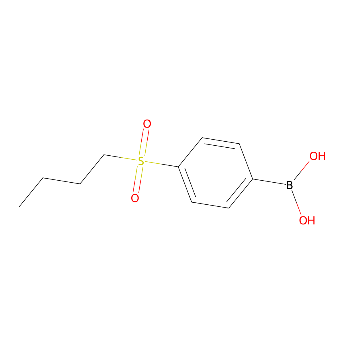 [4-(Butane-1-sulfonyl)phenyl]boronic acid molecular structure, CAS 1217501-02-4