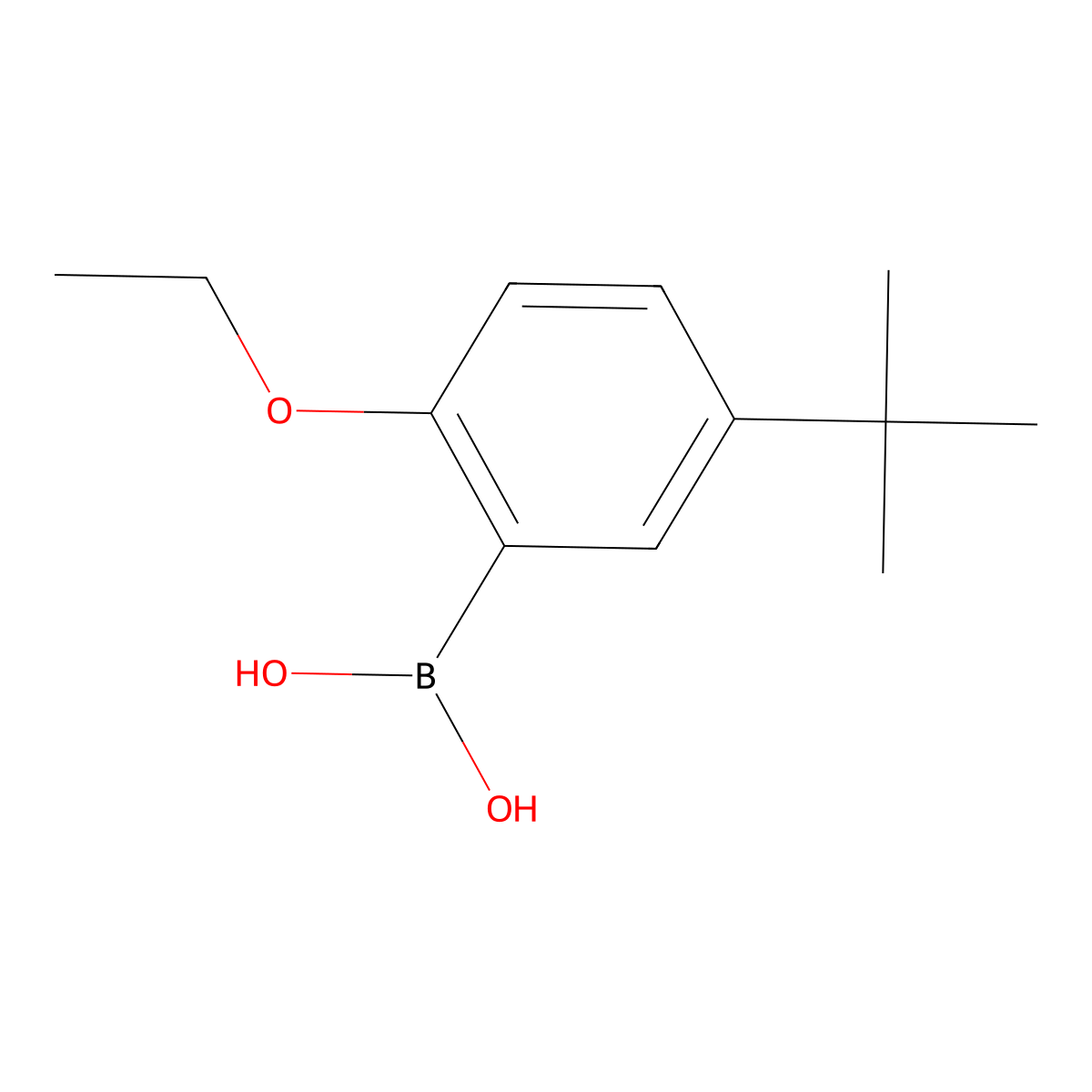5-Tert-butyl-2-ethoxyphenylboronic acid molecular structure, CAS 1217501-13-7