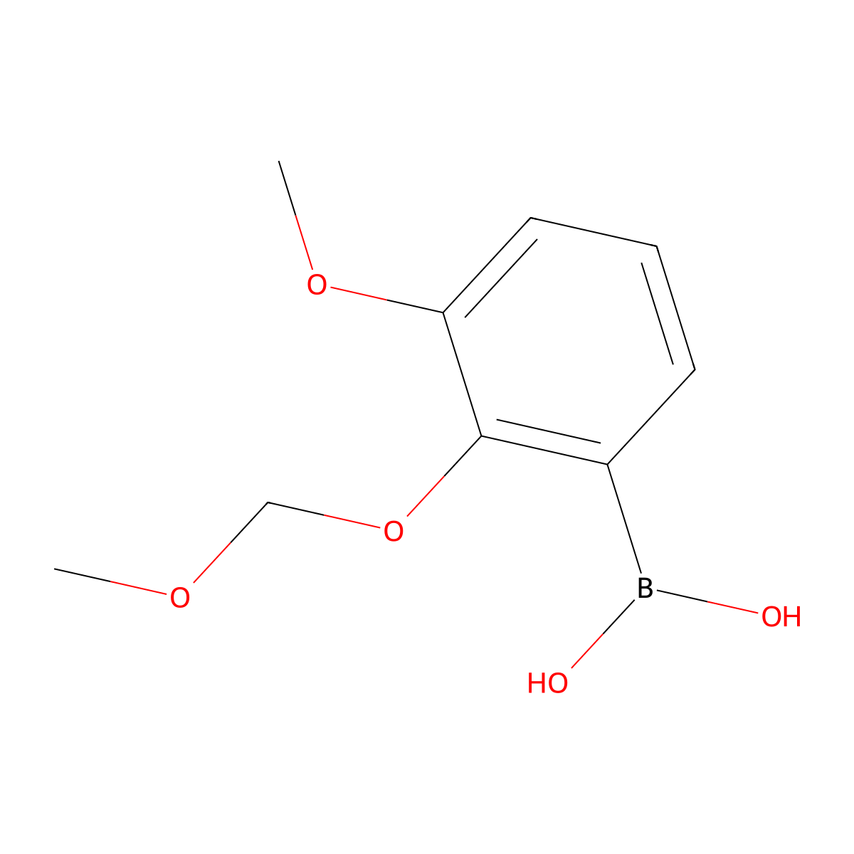 3-Methoxy-2-(methoxymethoxy)phenylboronic acid molecular structure, CAS 1217501-40-0