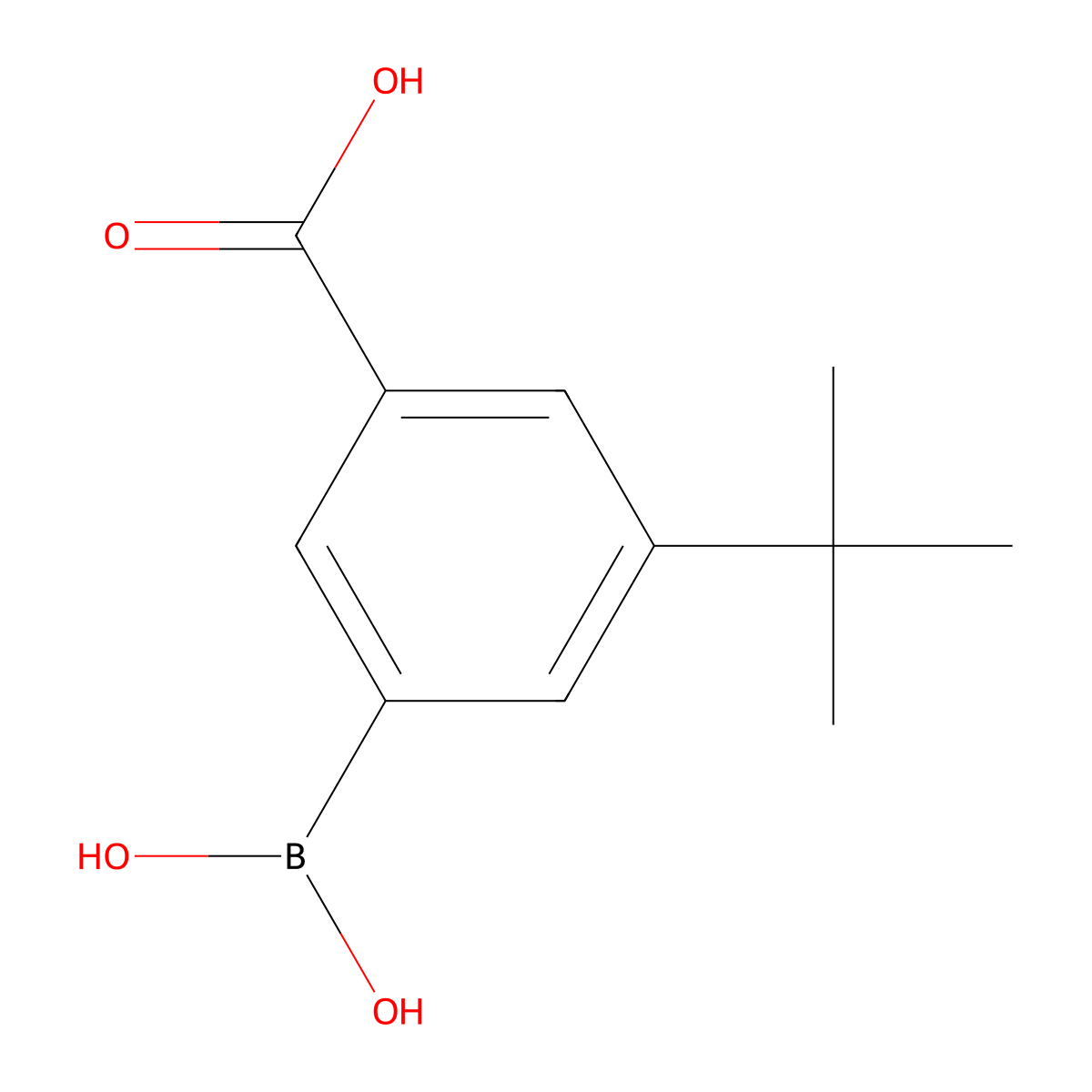 3-T-Butyl-5-carboxyphenylboronic acid molecular structure, CAS 1217501-55-7
