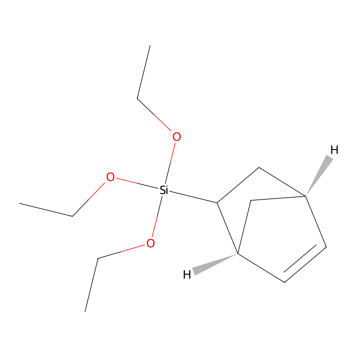 5-(Bicycloheptenyl)triethoxysilane molecular structure, CAS 1217531-67-3