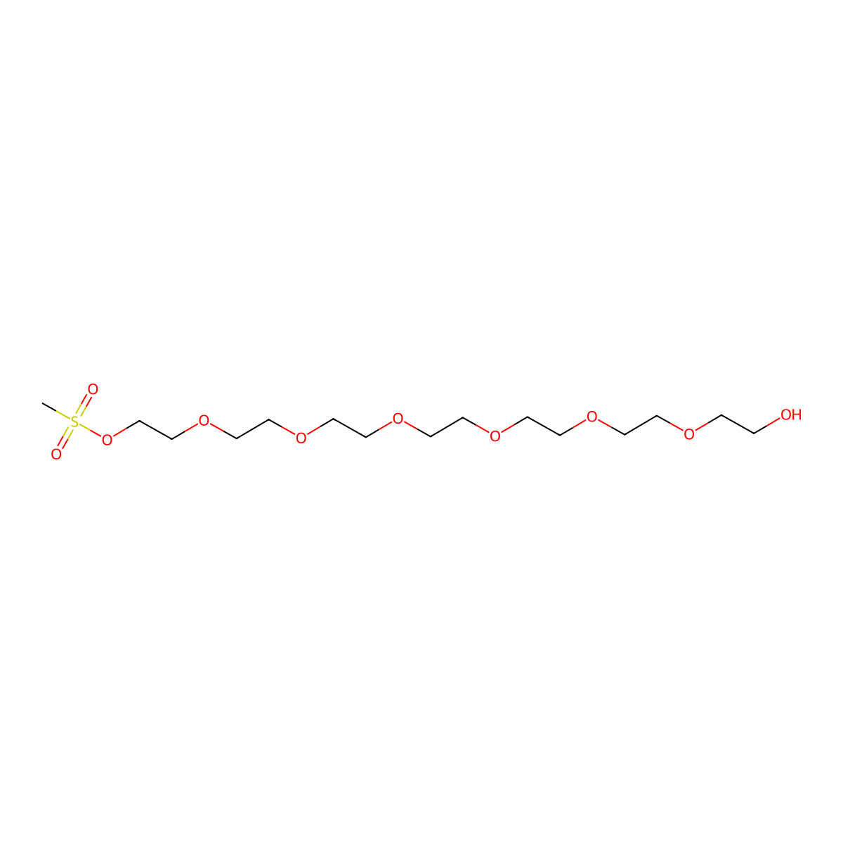 PEG7-O-Ms molecular structure, CAS 1217601-12-1