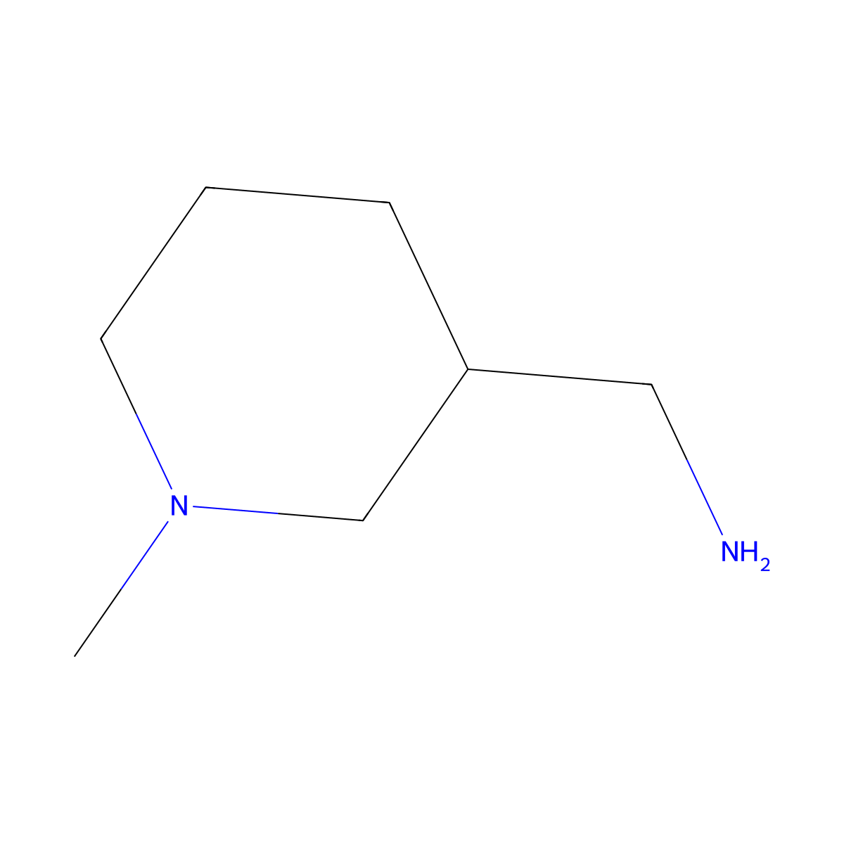 (S)-1-Methyl-3-aminomethyl-piperidine molecular structure, CAS 1217604-20-0