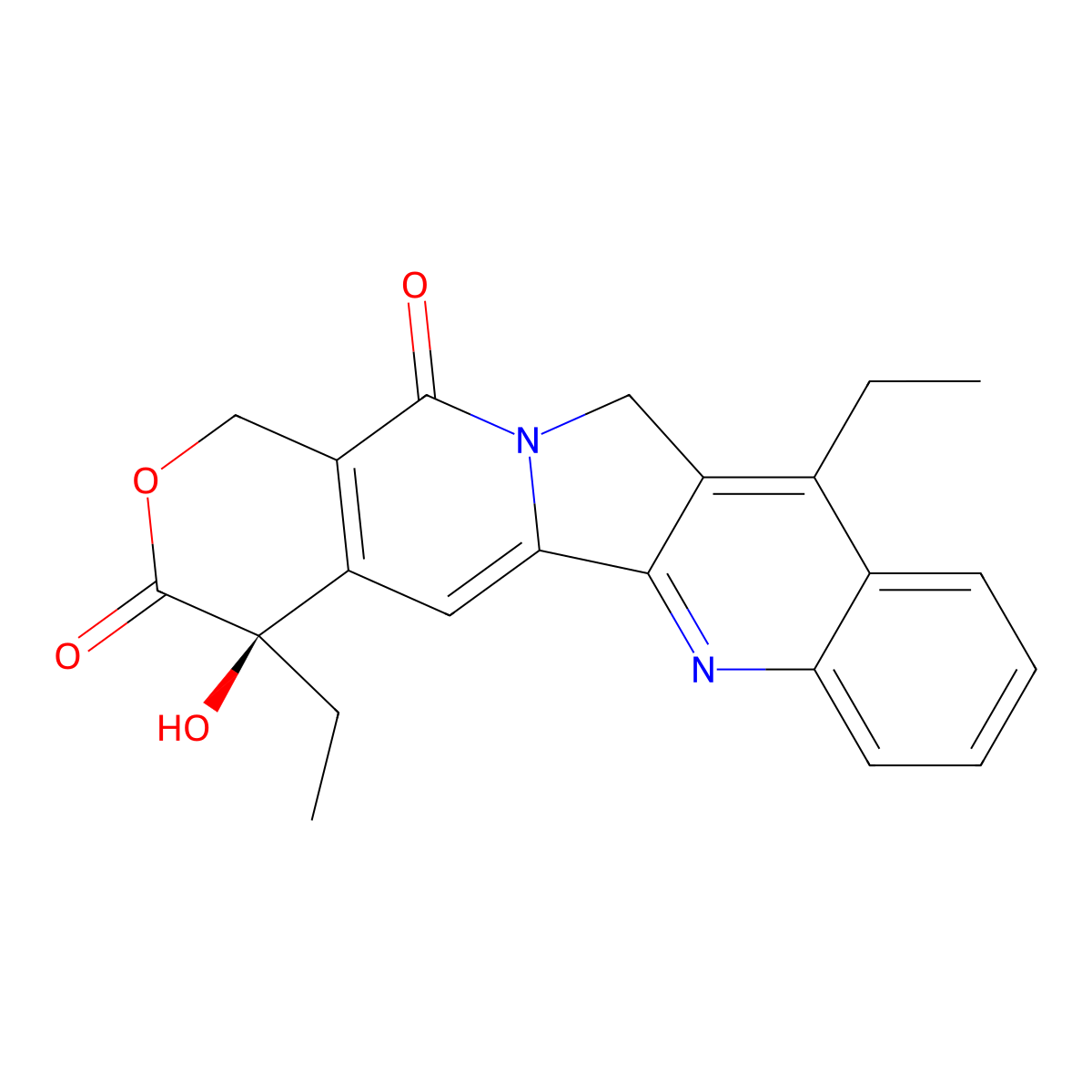 (R)-7-Ethyl Camptothecin molecular structure, CAS 1217633-65-2