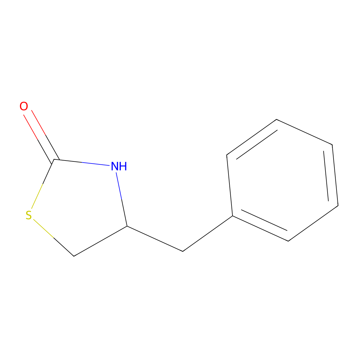 (R)-4-Benzyl-1,3-thiazolidine-2-one molecular structure, CAS 1217647-47-6