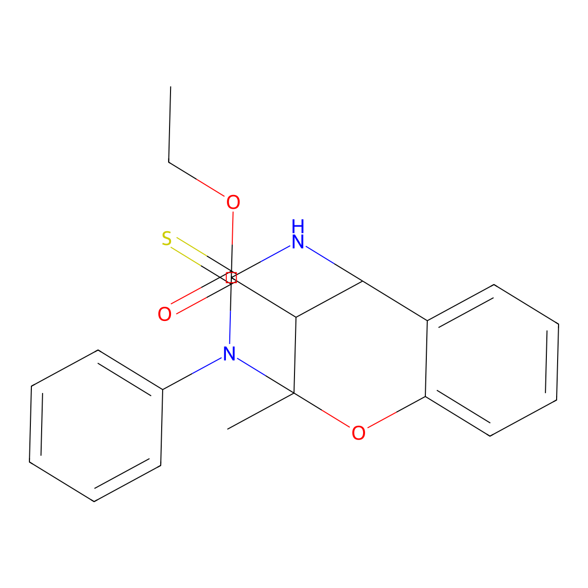 ethyl 2-methyl-3-phenyl-4-thioxo-3,4,5,6-tetrahydro-2H-2,6-methano-1,3,5-benzoxadiazocine-11-carboxylate molecular structure, CAS 1217652-04-4