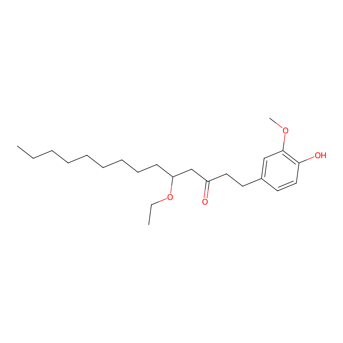 5-Ethoxy-10-Gingerol molecular structure, CAS 121771-98-0