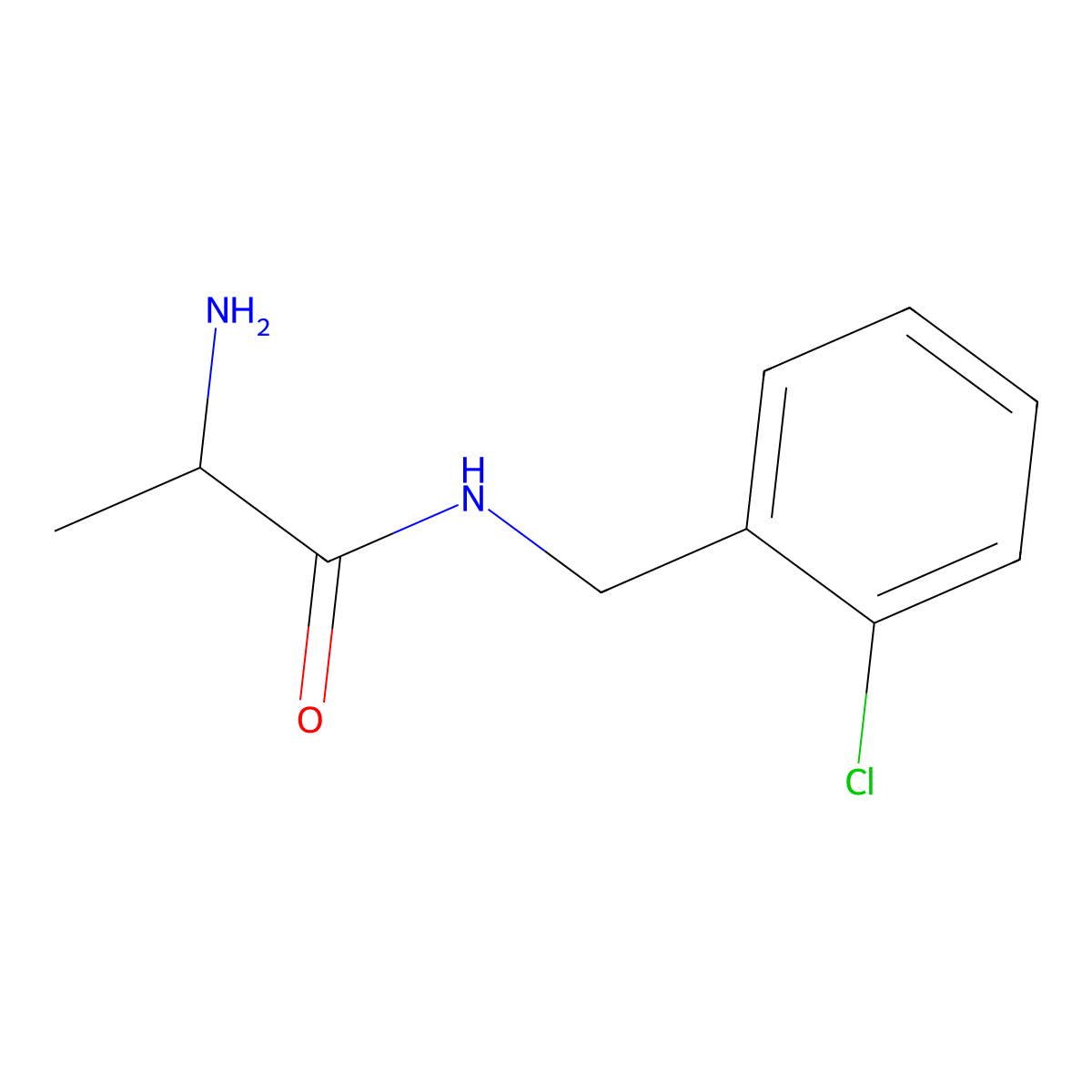 (S)-2-Amino-N-(2-chloro-benzyl)-propionamide molecular structure, CAS 1217712-11-2