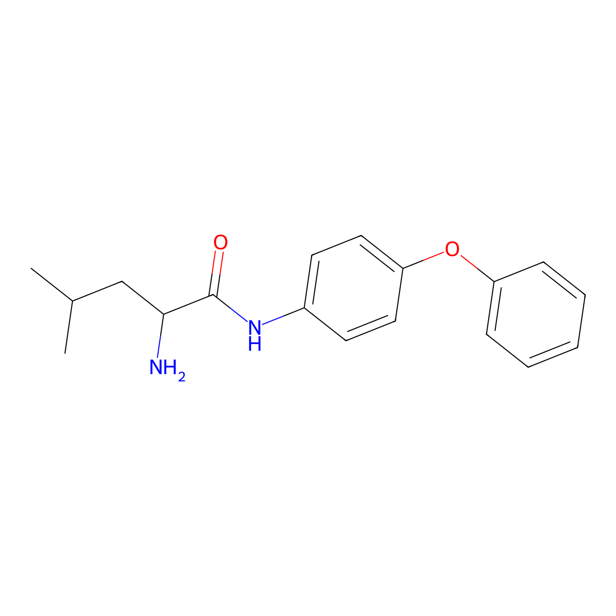 (2S)-2-amino-4-methyl-N-(4-phenoxyphenyl)pentanamide molecular structure, CAS 1217713-86-4