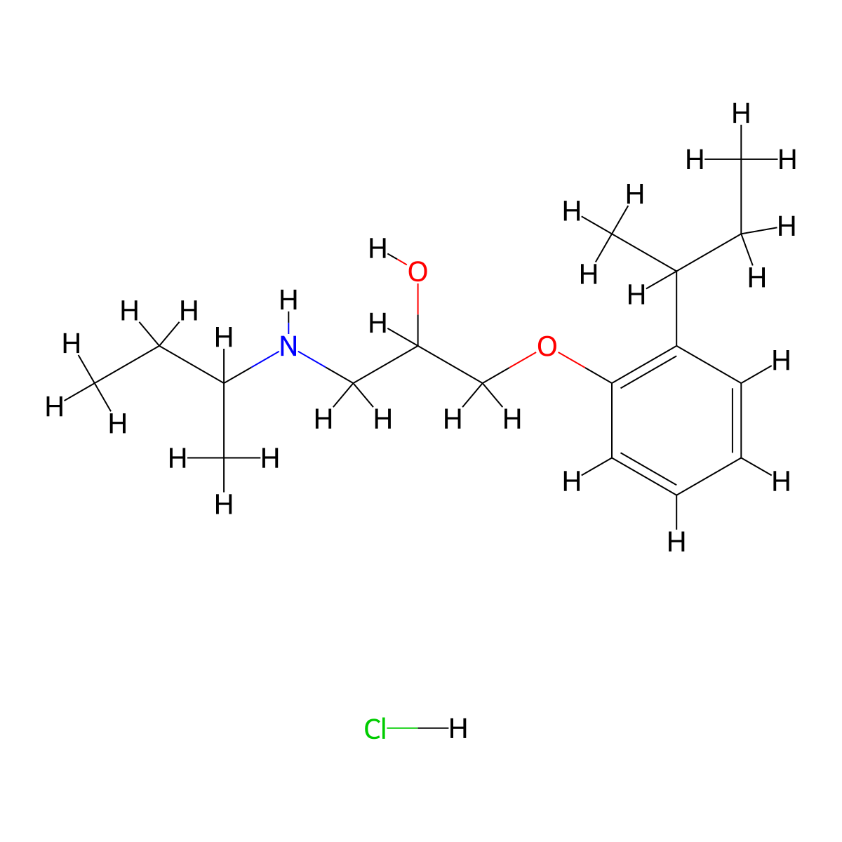 1-(2-(Sec-butyl)phenoxy)-3-(sec-butylamino)propan-2-ol hydrochloride molecular structure, CAS 1217723-14-2